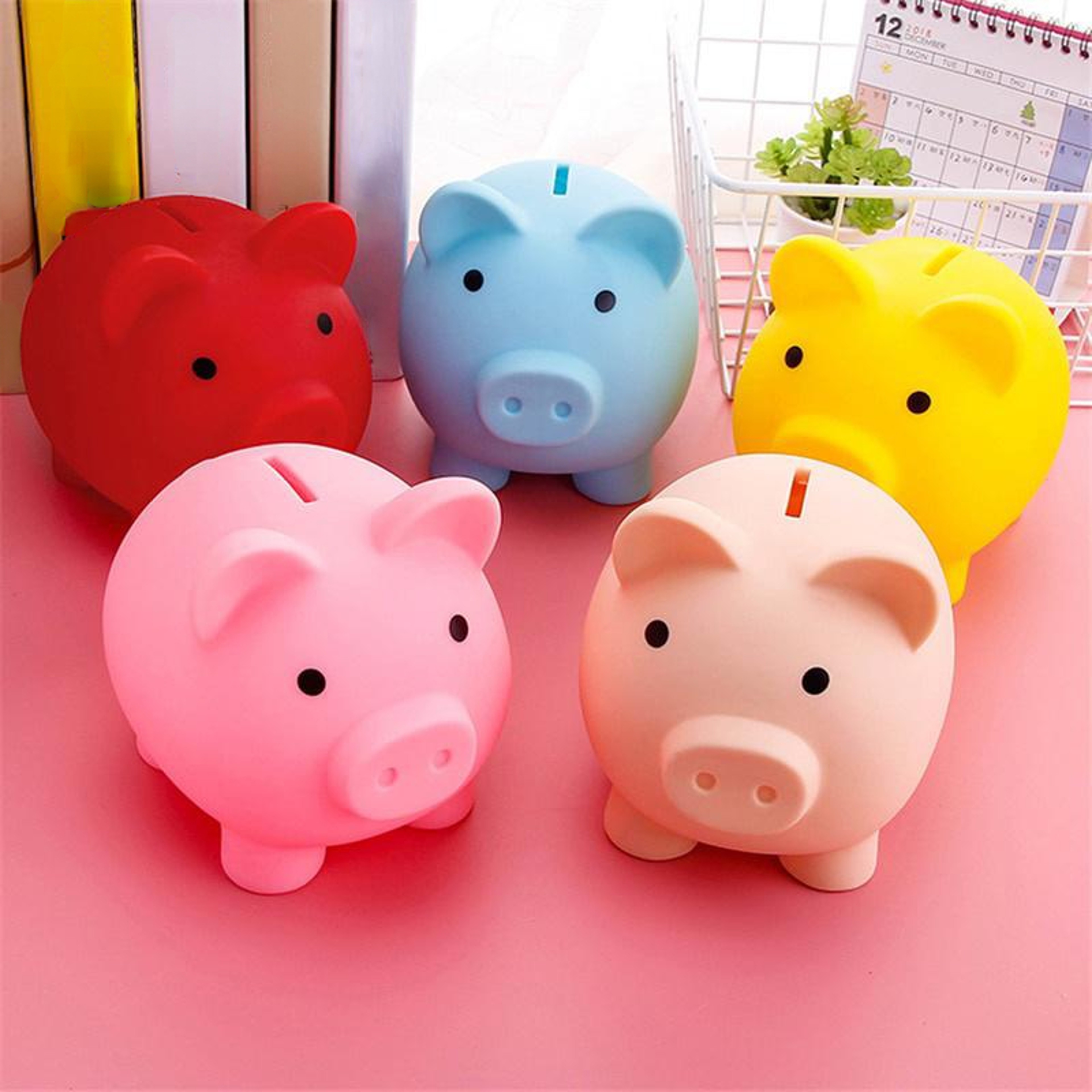 Children Piggy Money Bank Small Piggy Bank Storage Kids Toys Money Boxes Home Decor Money Saving Bo 0