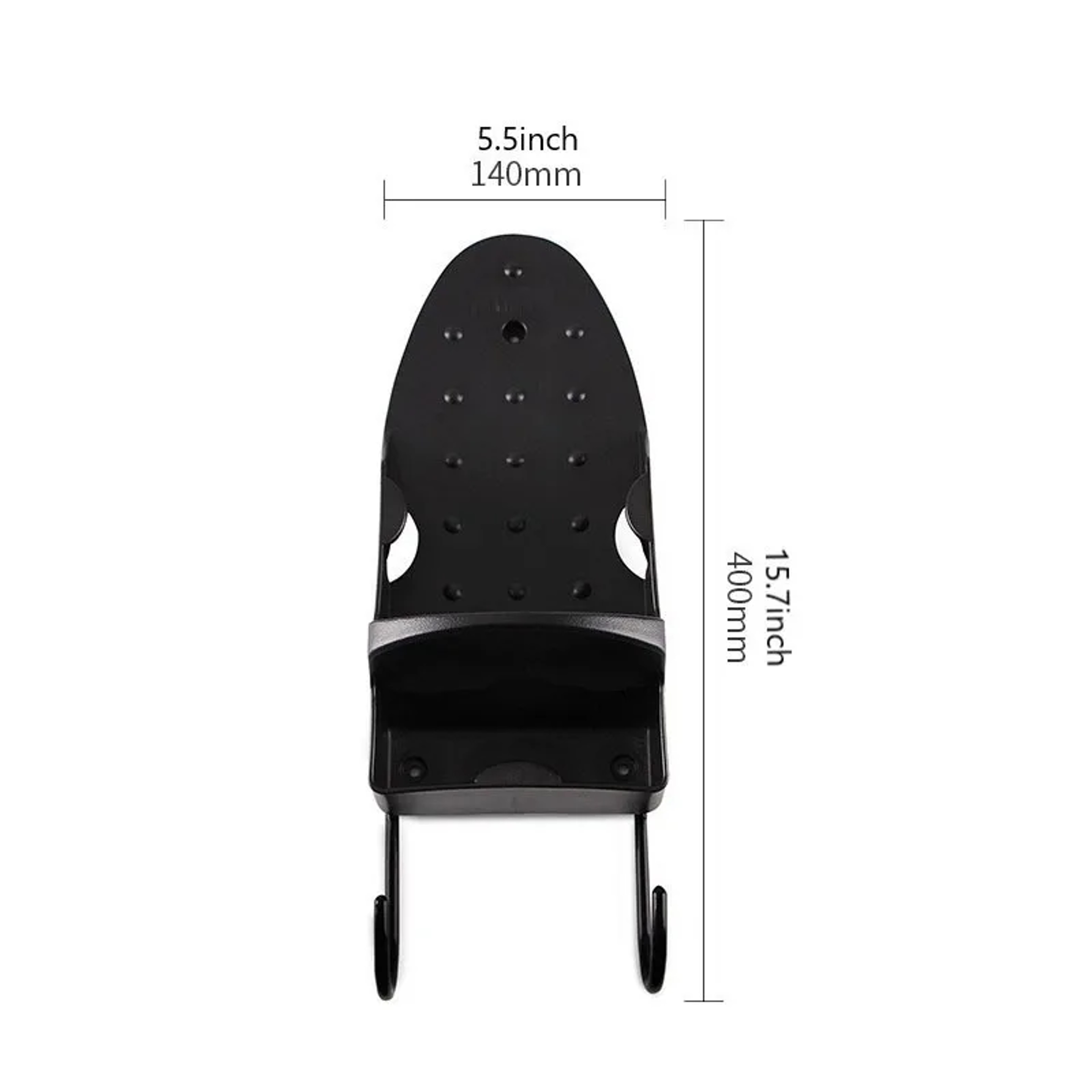Portable Iron Storage Rack Wall Mount Hanger Black White Household Iron Holder Home Storage Supplie 5