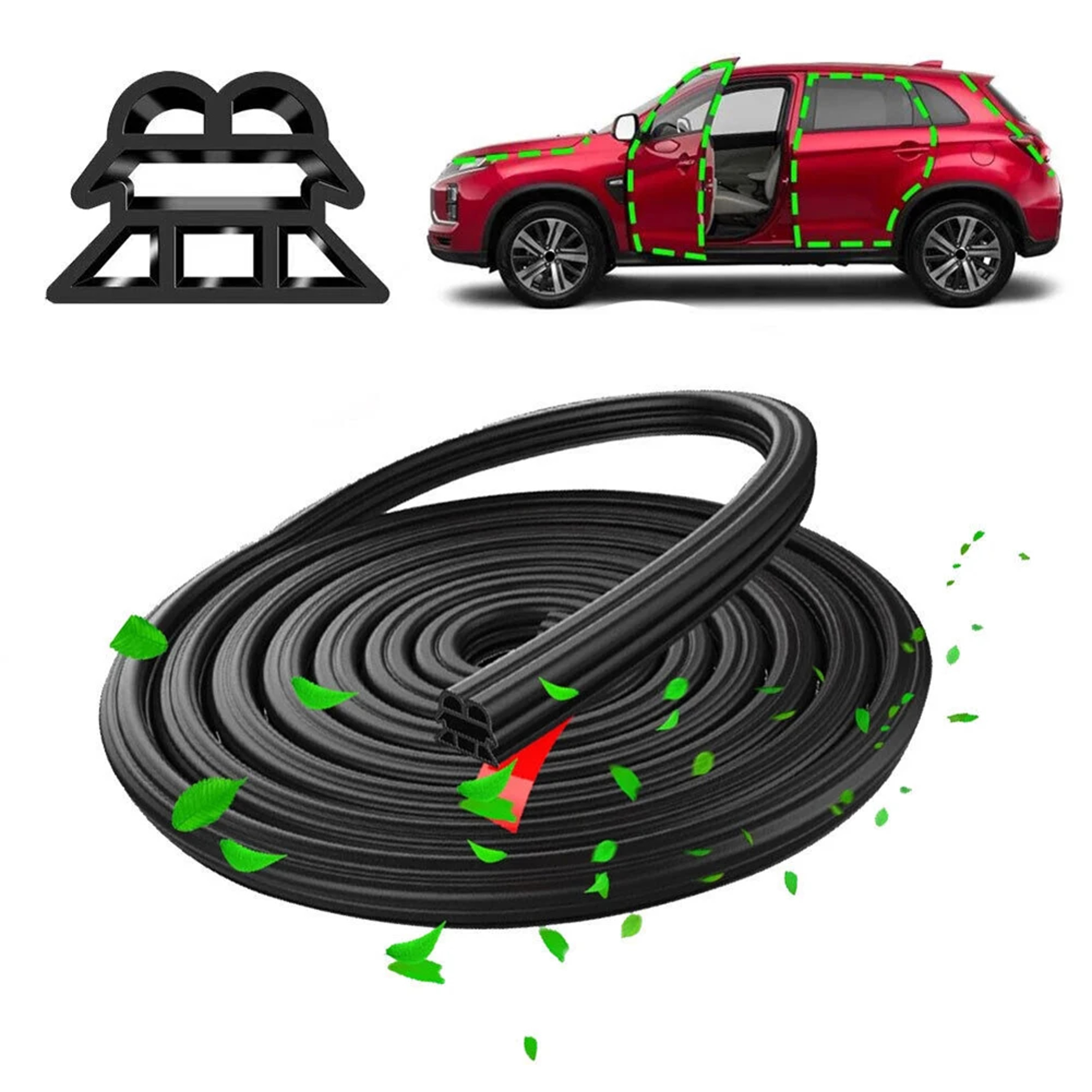 Car Door Seal Strips, Sound Insulation Weather Strip, Auto Rubber Strips – view 4