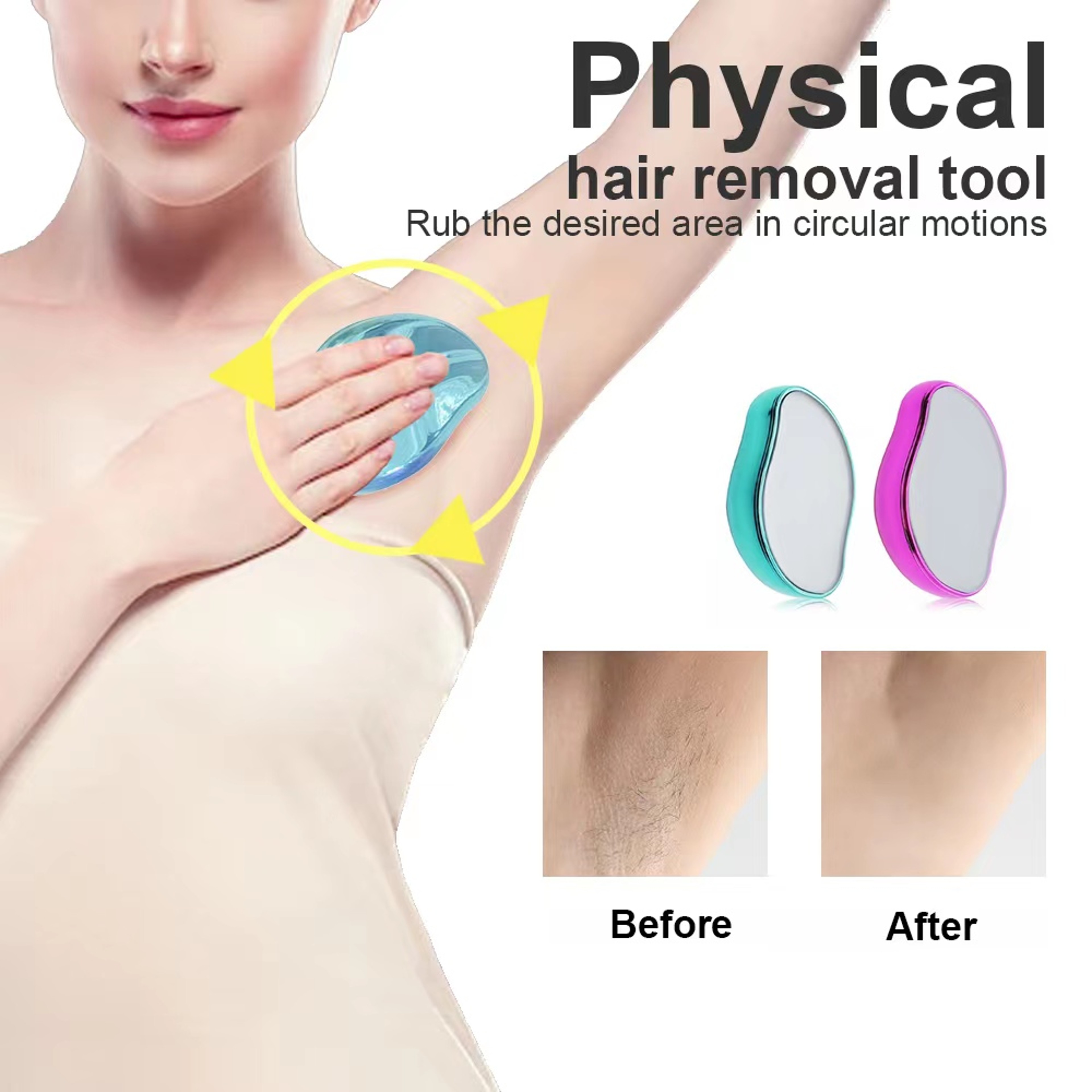 Hair Removal Epilators Crystal Hair Eraser Safe Reusable Body Smooth Depilation Tool 2