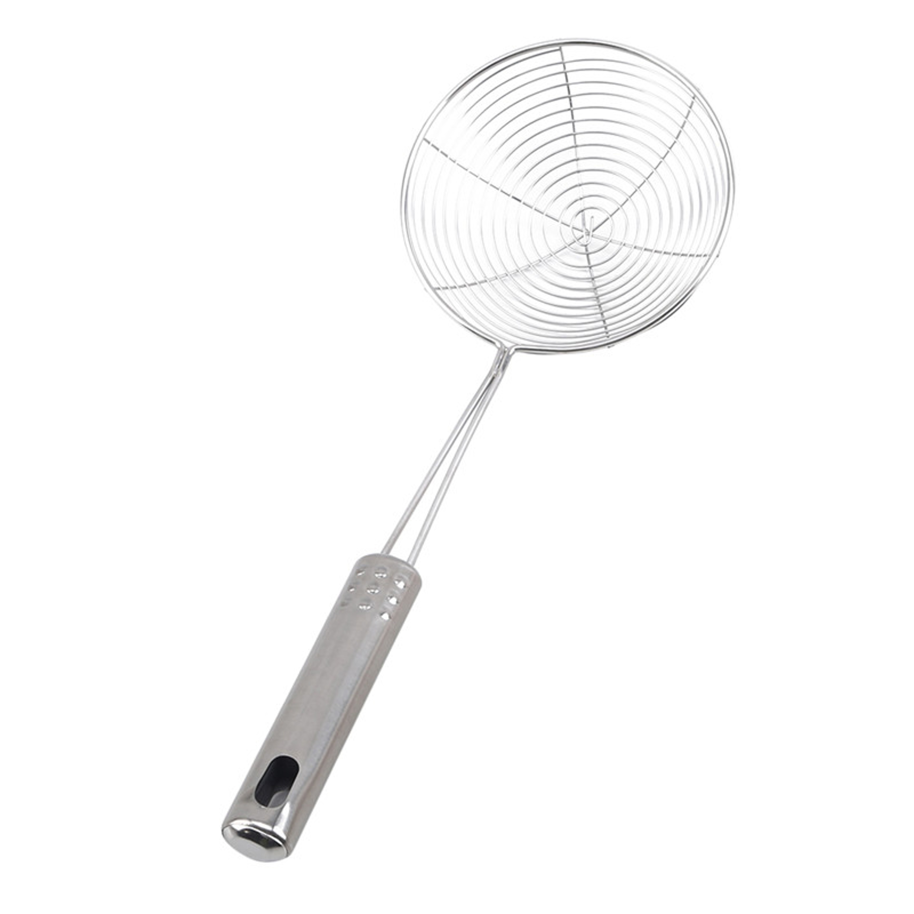 Oval Skimmer Stainless Steel Food Filter Colander Kitchen Strainer Oil Pot – view 4