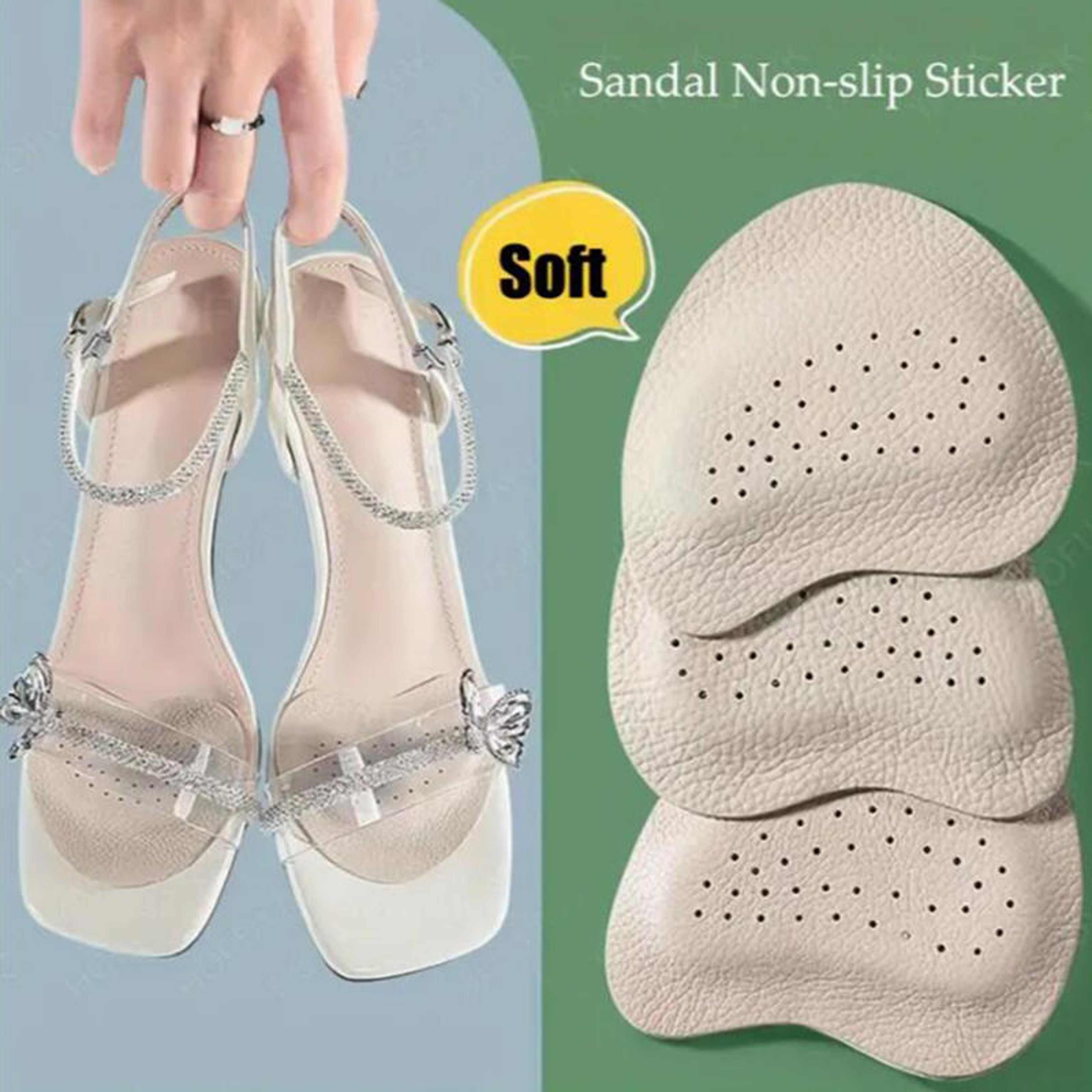 High Heels Pain Relief Insoles Toe Cushion Inserts For Foot Care 4