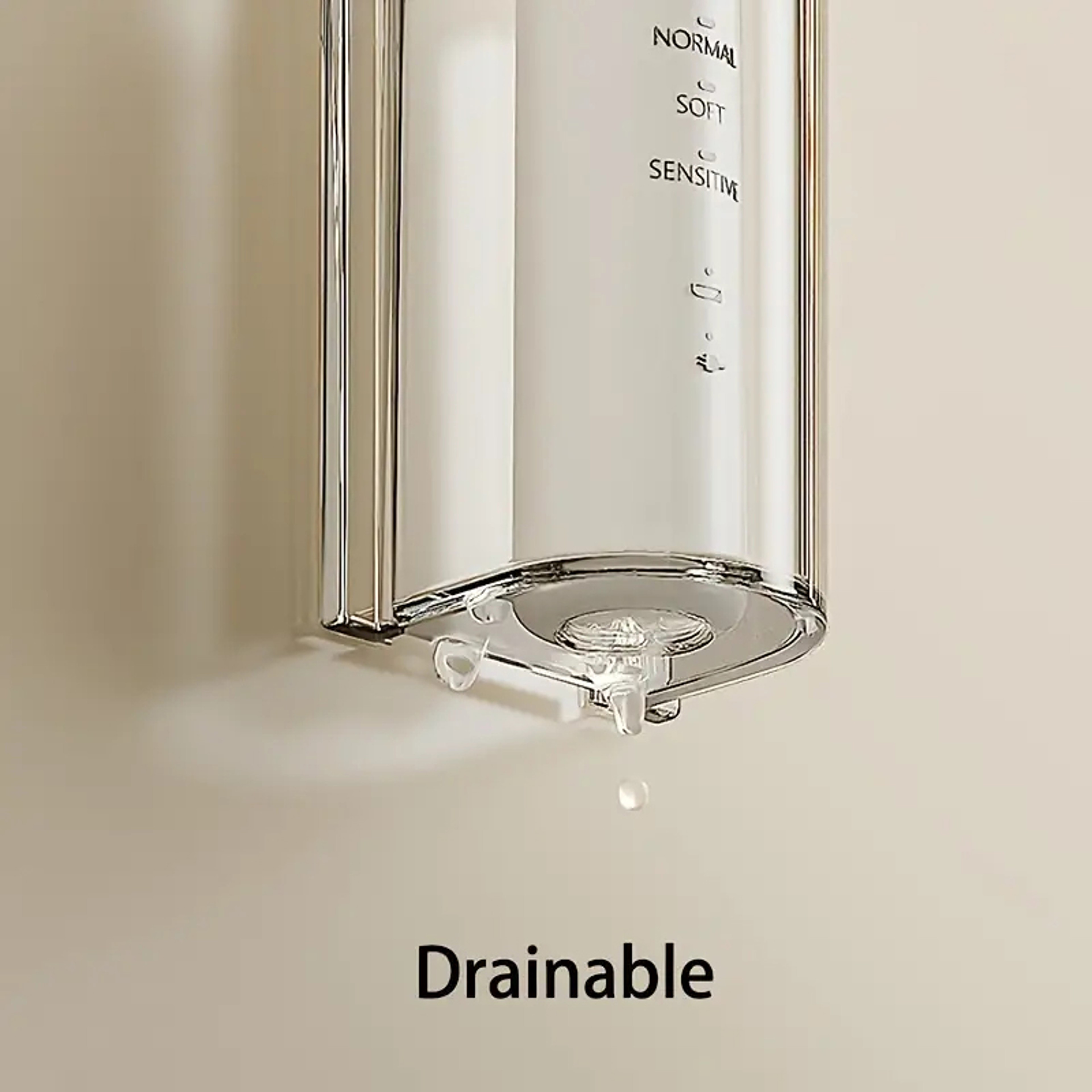Non Perforated Wall Mounted Toothbrush Holder Electric Toothbrush Base Space Saving Bathroom Access 3