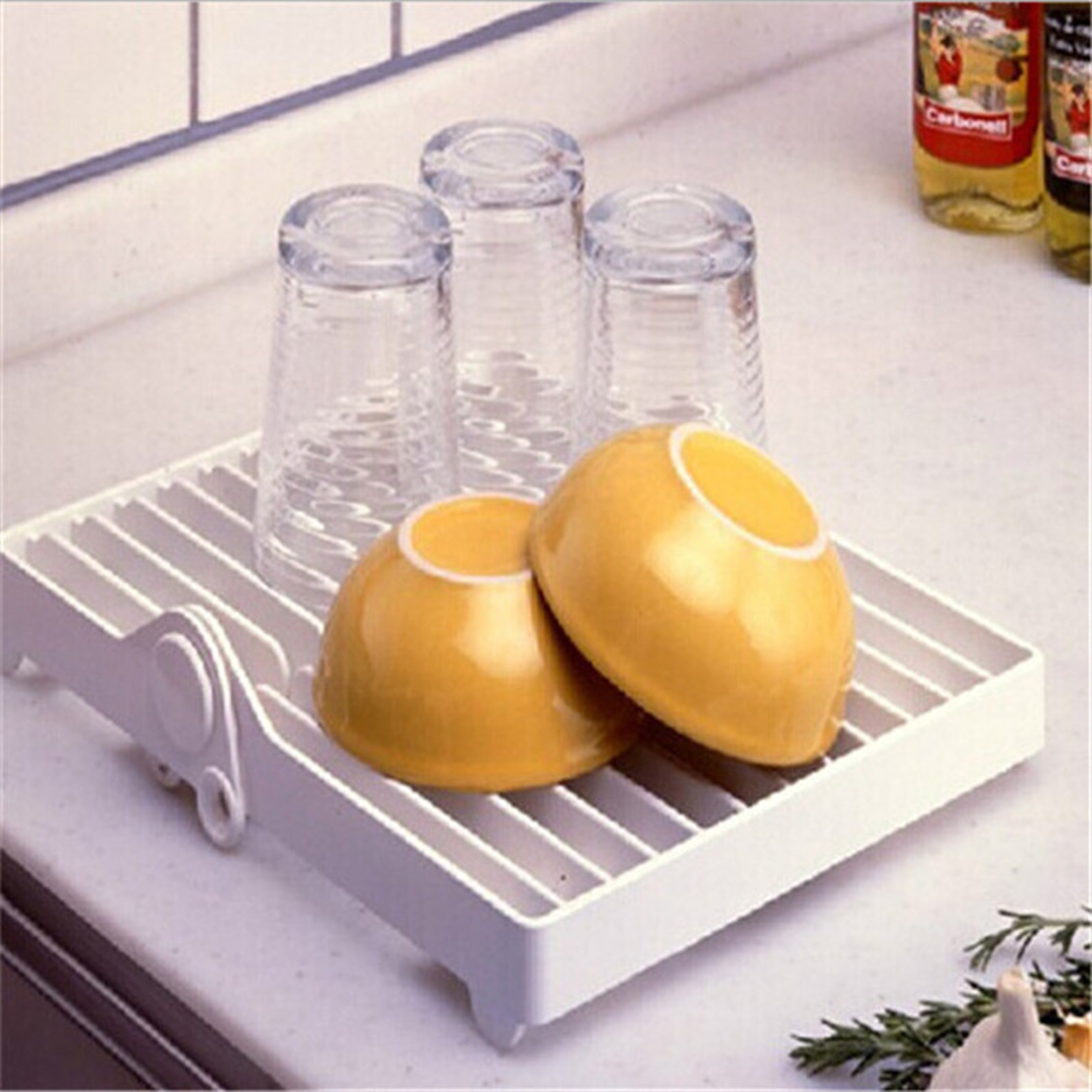 Creative Dish Plate Drain Rack Kitchen Tableware Drying Tray MultiFunctional Cup Storage Holder 3