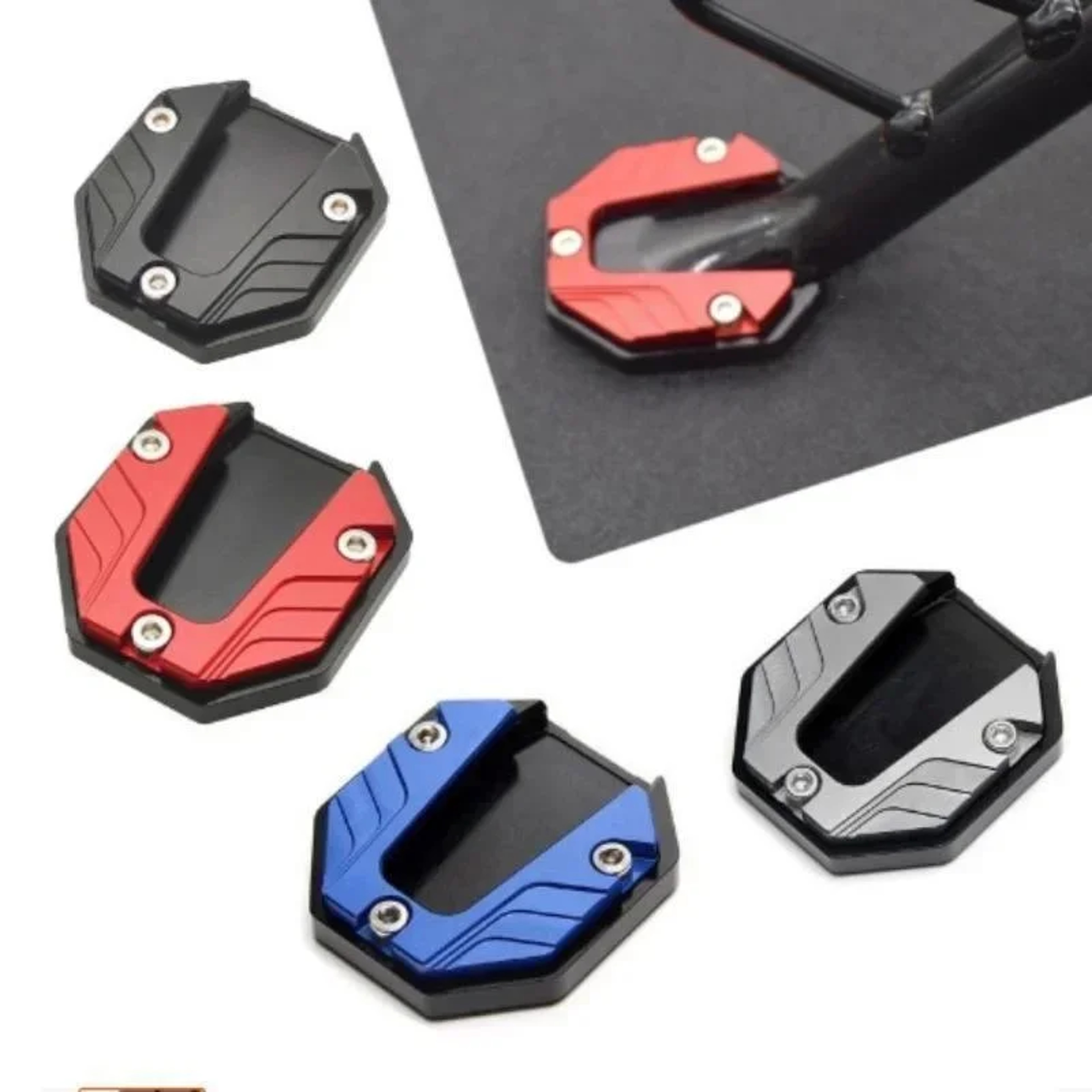 Motorcycle Foot Support Base Modification Widened Electric Scooter Pedal Universal Type Side Suppor 3