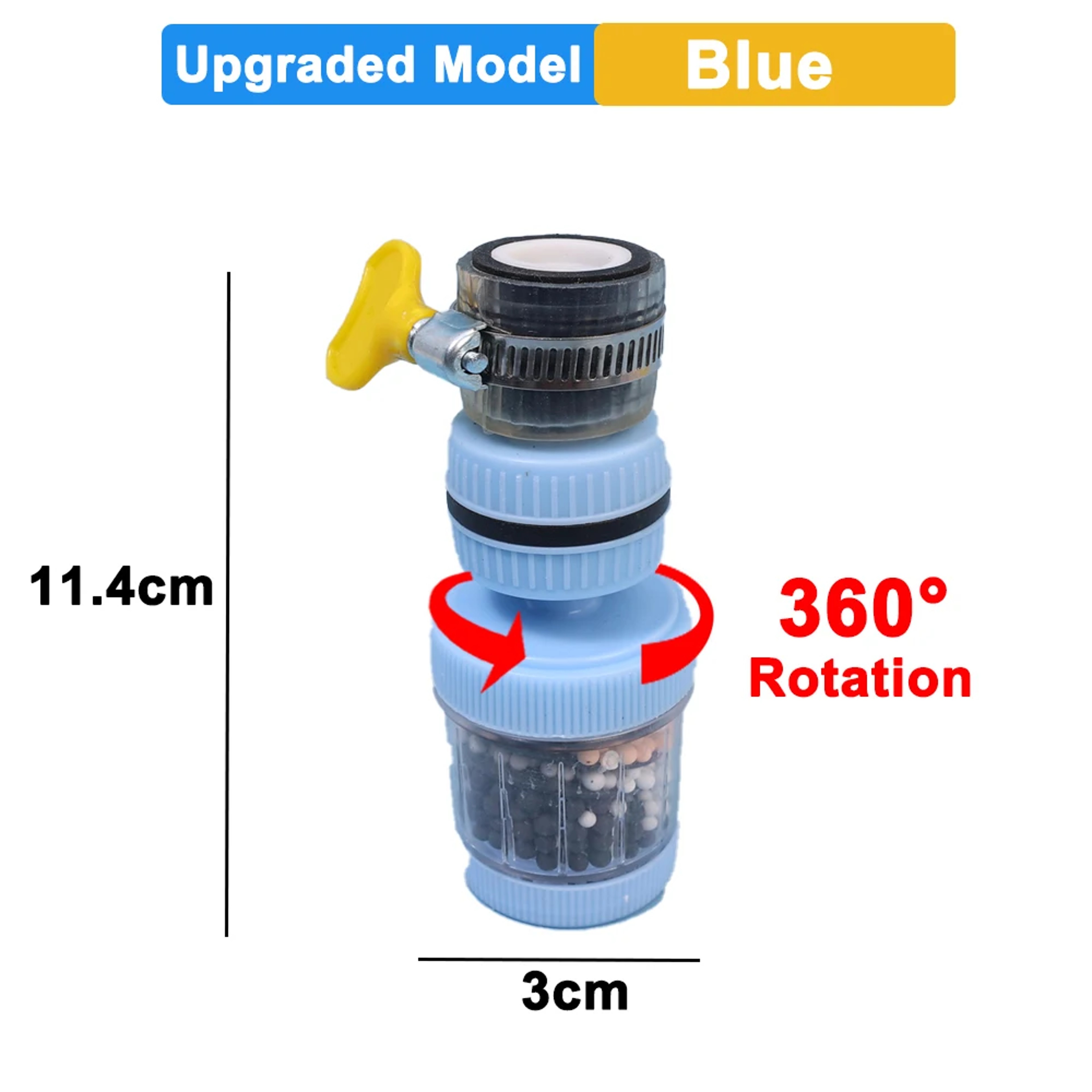 Rotation Faucet Filter Aerator Adjustable Mesh Core Water Saver For Kitchen Sink 10
