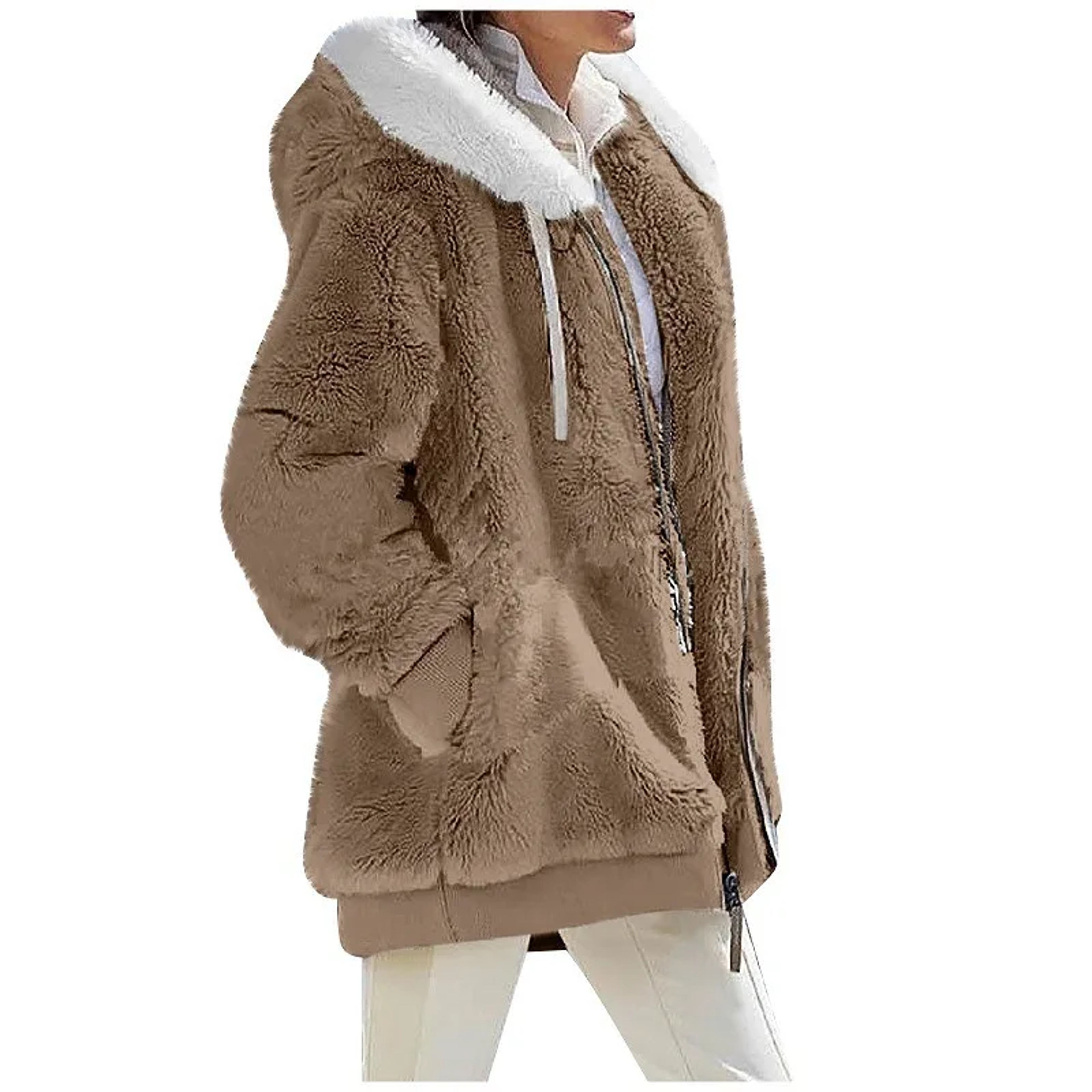 Autumn Winter Fashion Women Coat Cashmere Fleece Jacket 12