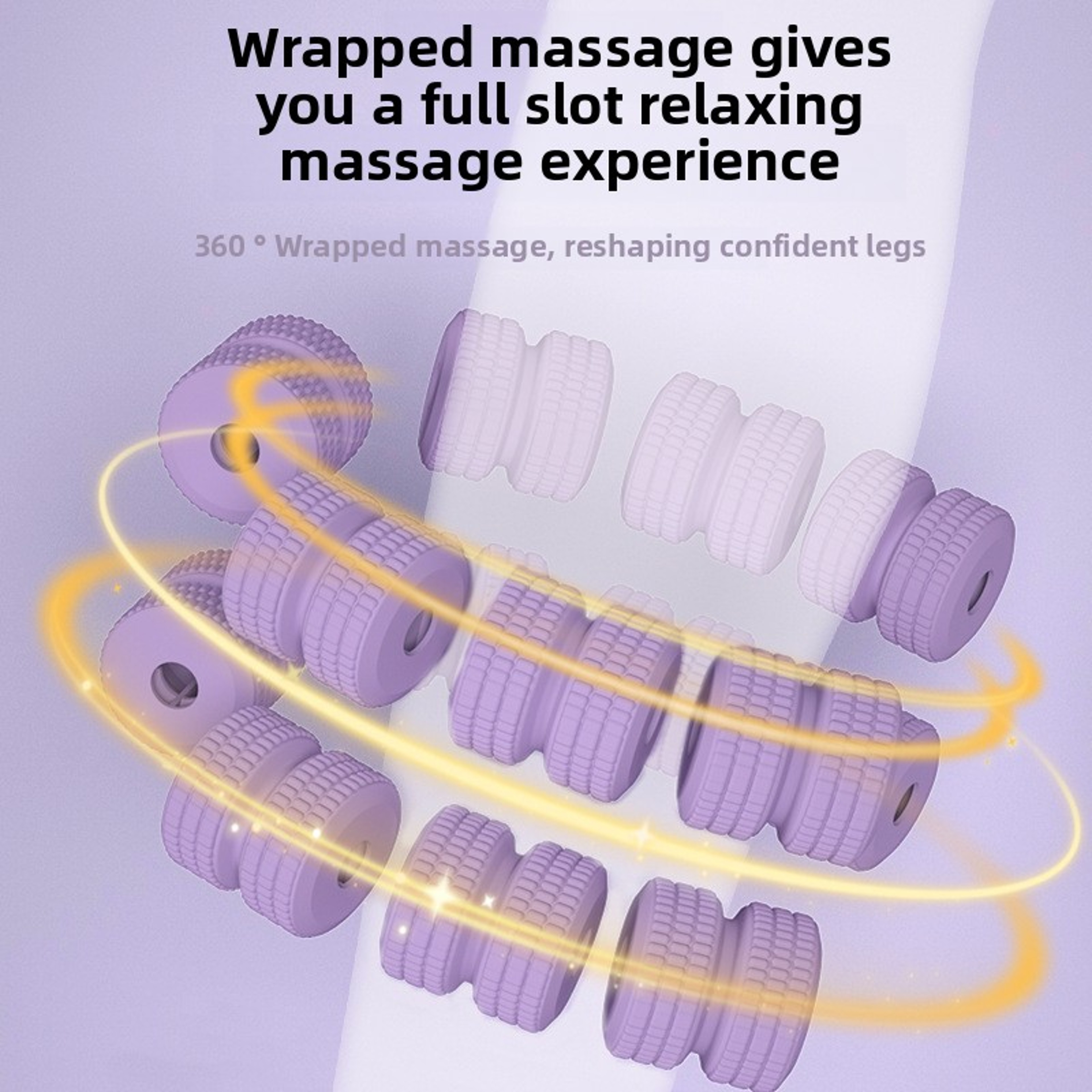 Wheel Annular Leg Clamp Massager Relax Massager Anti Cellulite Massager Body Slimming Roller Massag