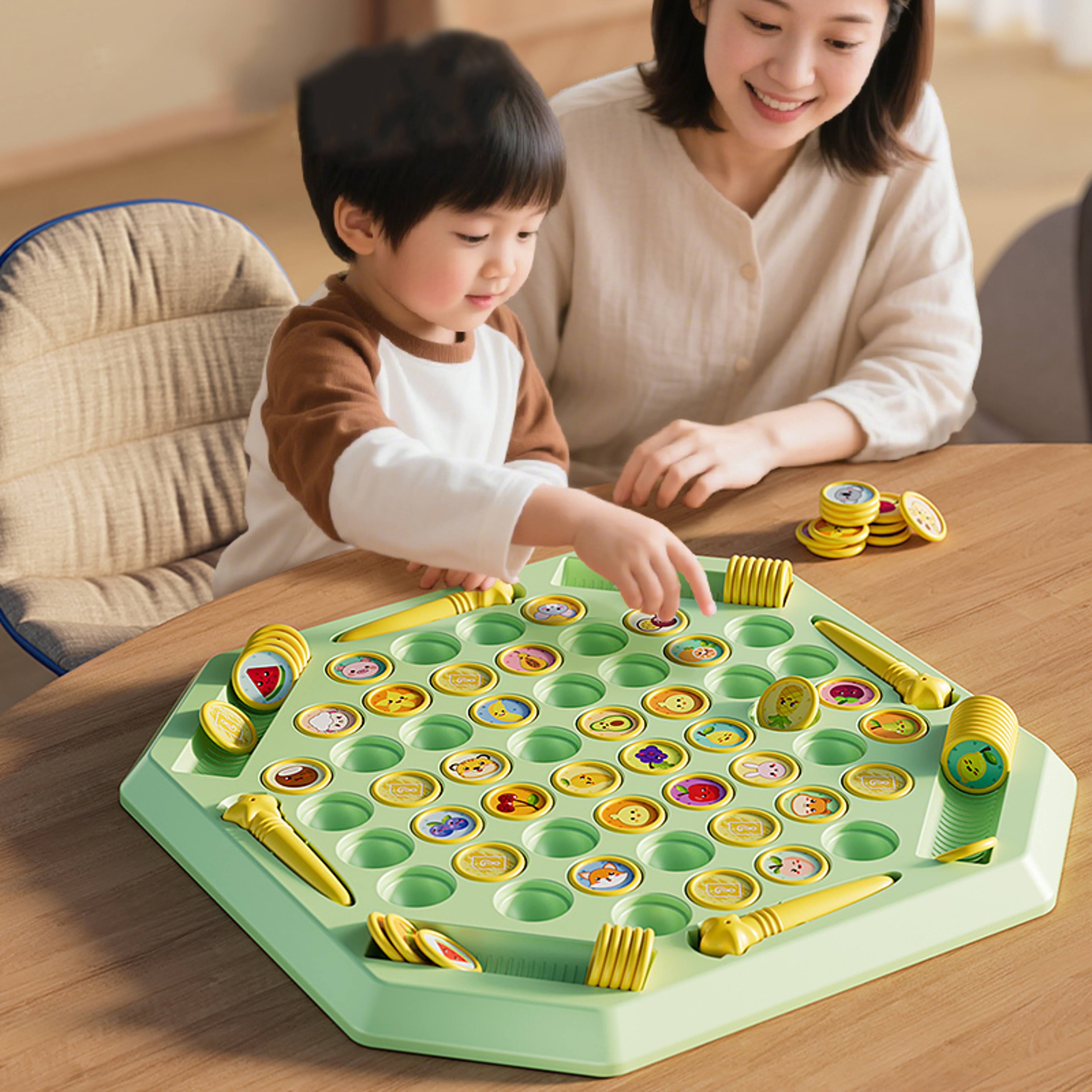 Animal Flip Chess Memory Game Board ParentChild Interactive Family Party Game Children Adult Table  0