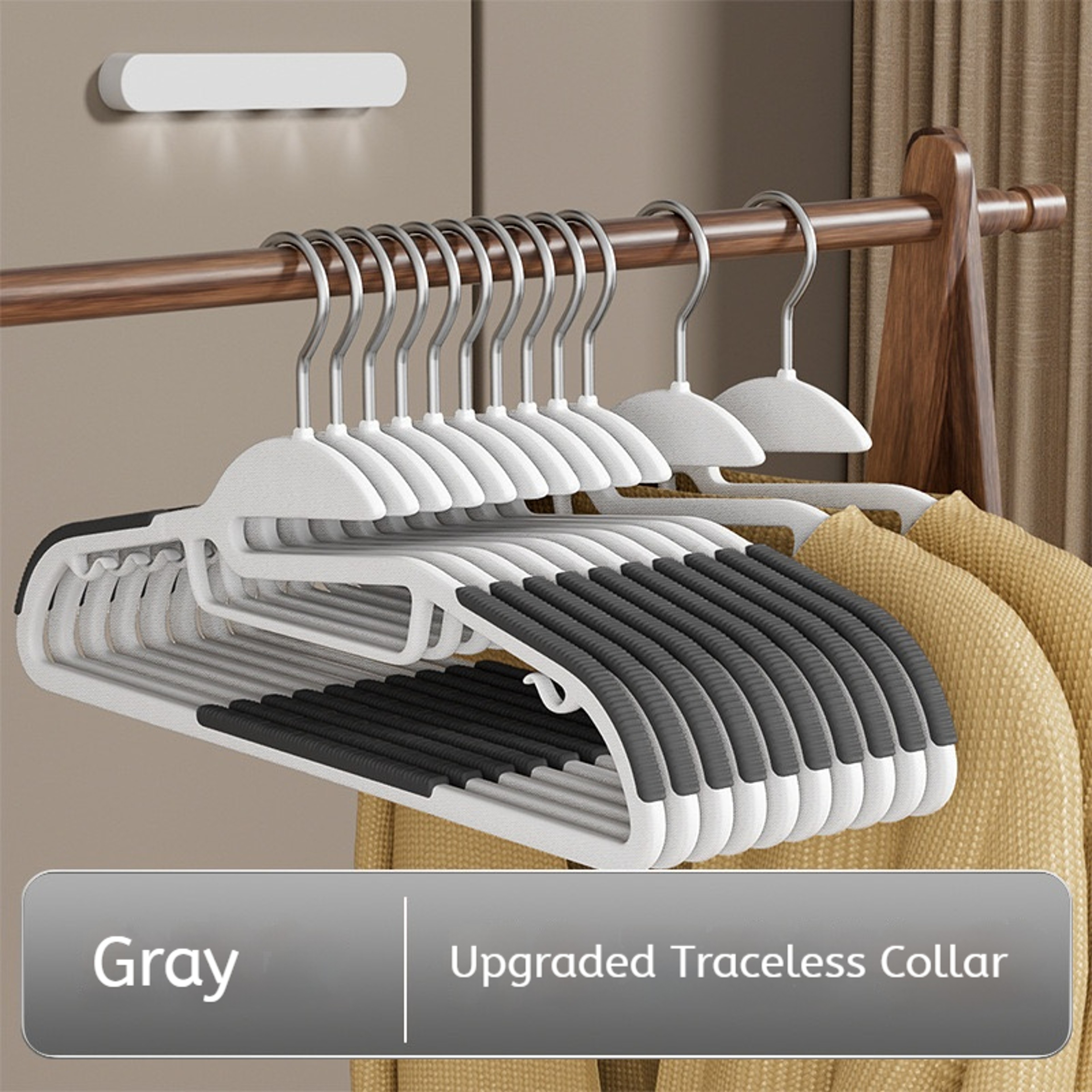 Multifunctional Household Hanger For Wet And Dry Clothes AntiSlip Suitable For Bedroom And Wardrobe 4