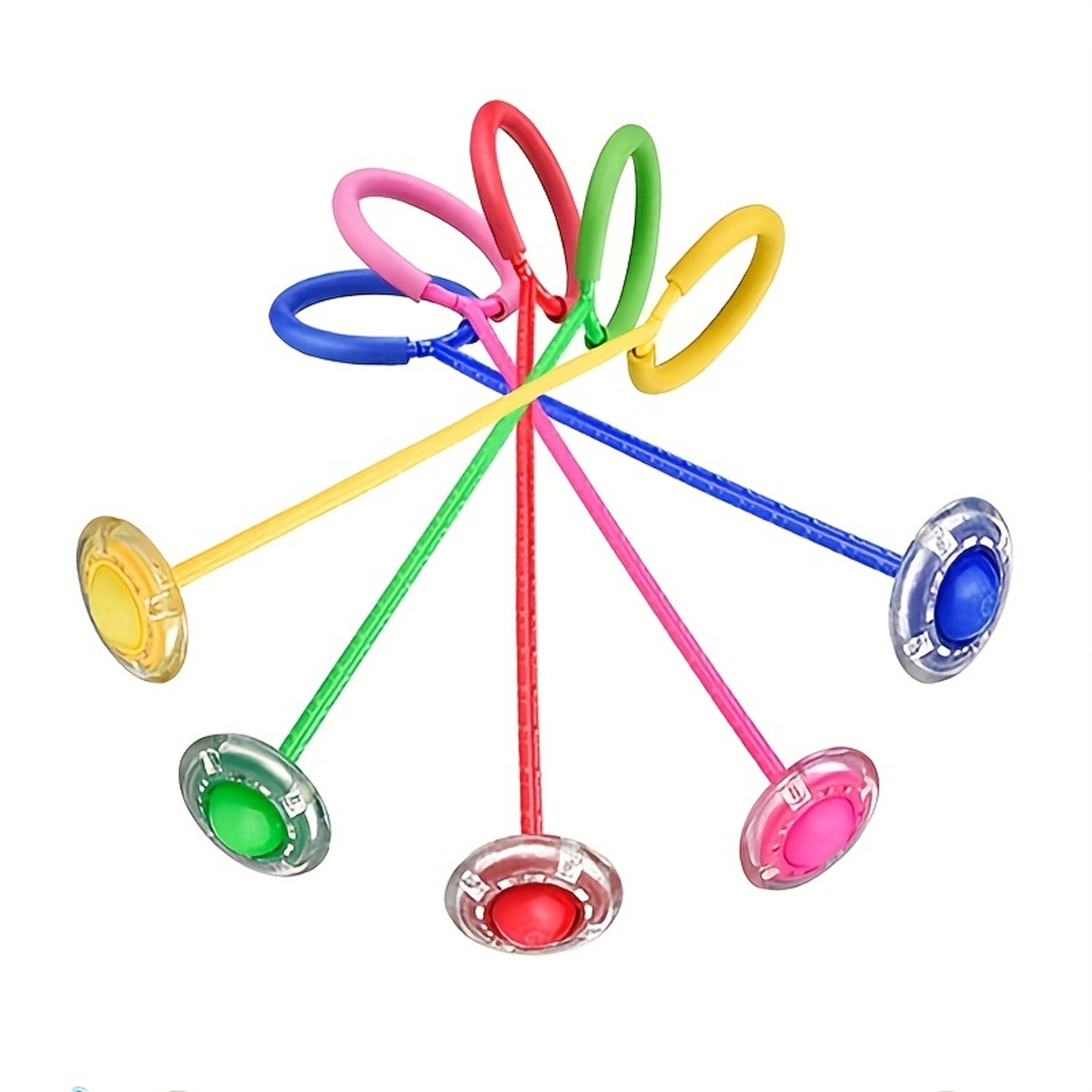 Children Flashing Jump Ring Sports Bouncing Ball, Fold able Flashing Ball for Kids and Adults, Skill Game Toy – view 6