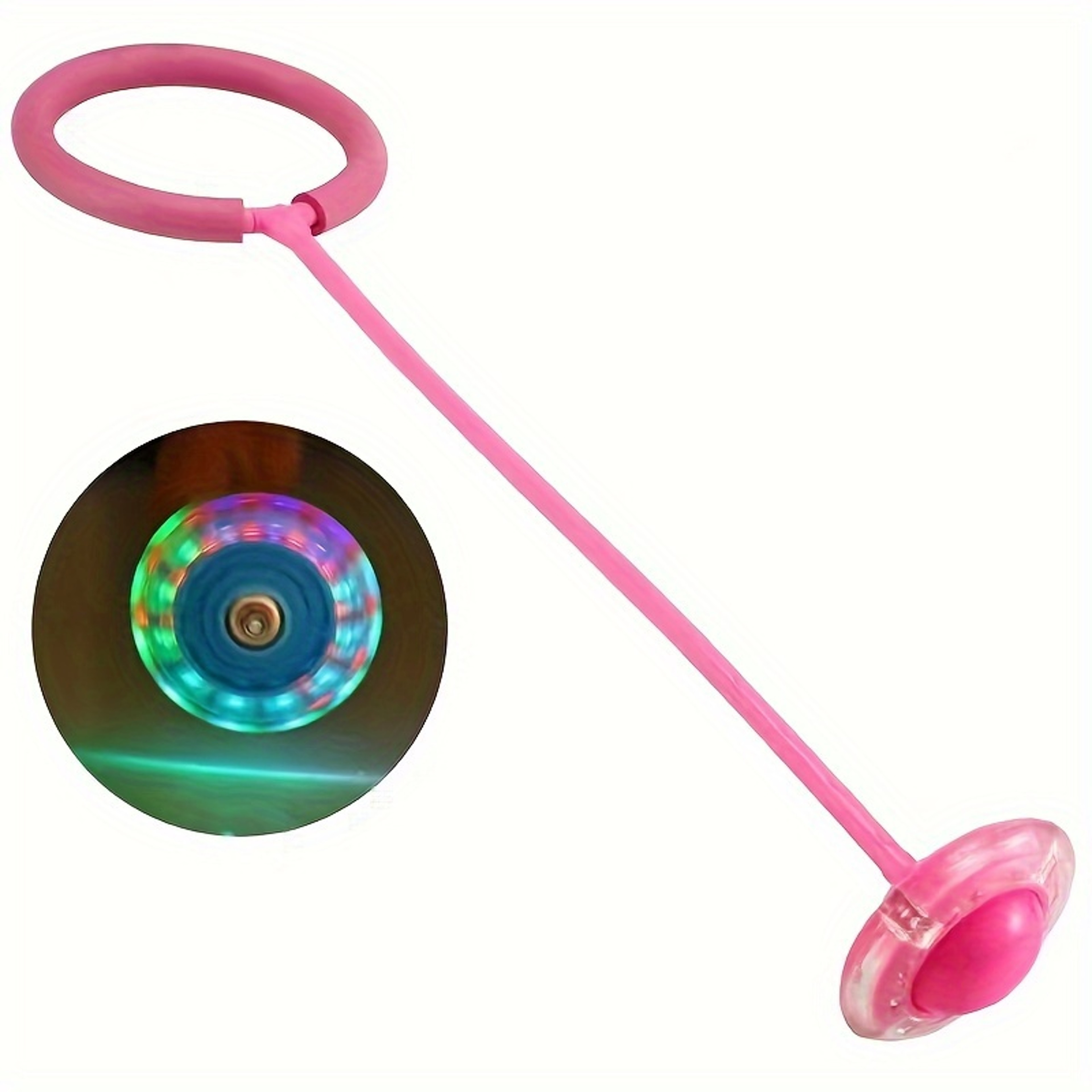 Children Flashing Jump Ring Sports Bouncing Ball, Fold able Flashing Ball for Kids and Adults, Skill Game Toy – view 7