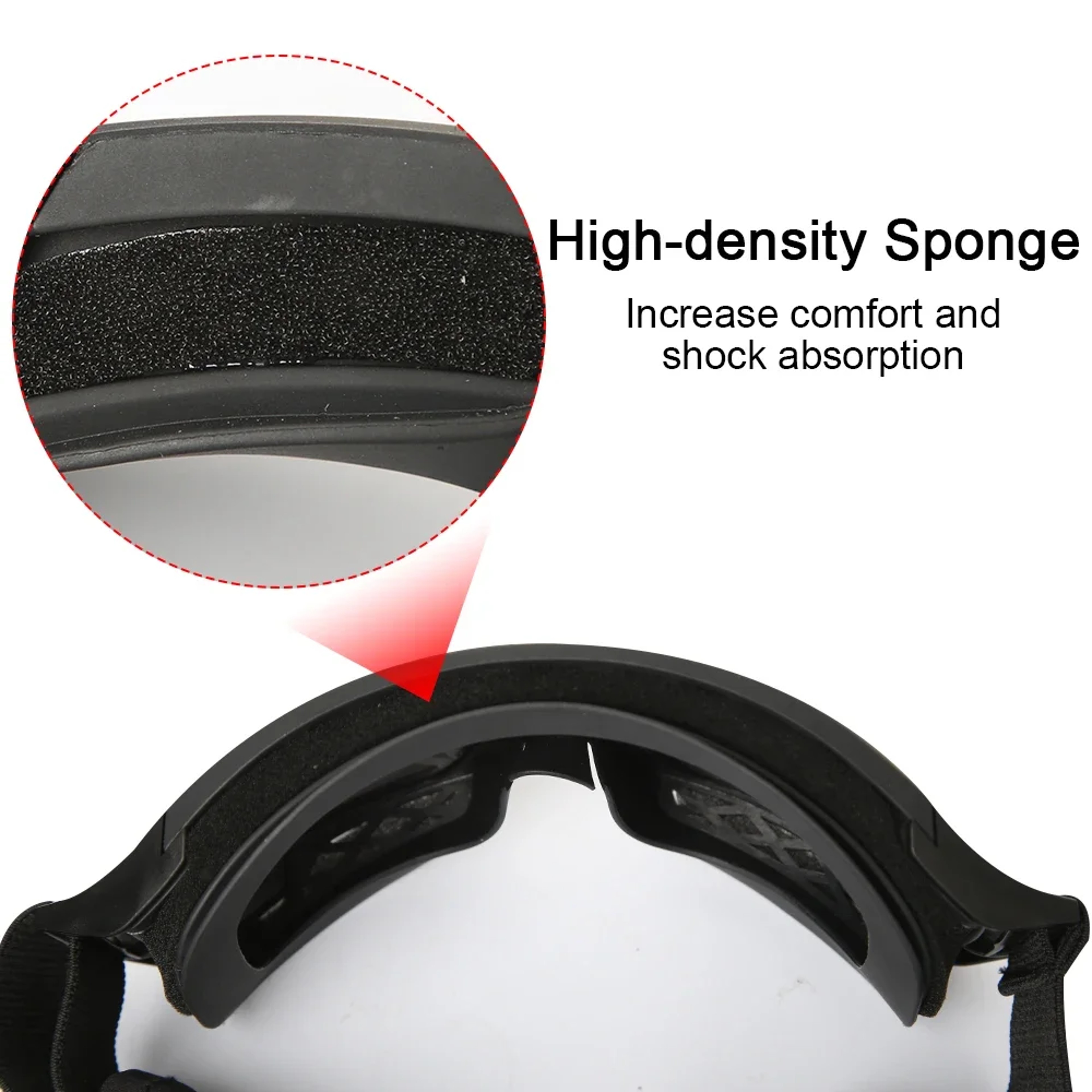 New Air Soft Tactical Goggles Wind Proof Dust Proof Motorcycle Glasses 3