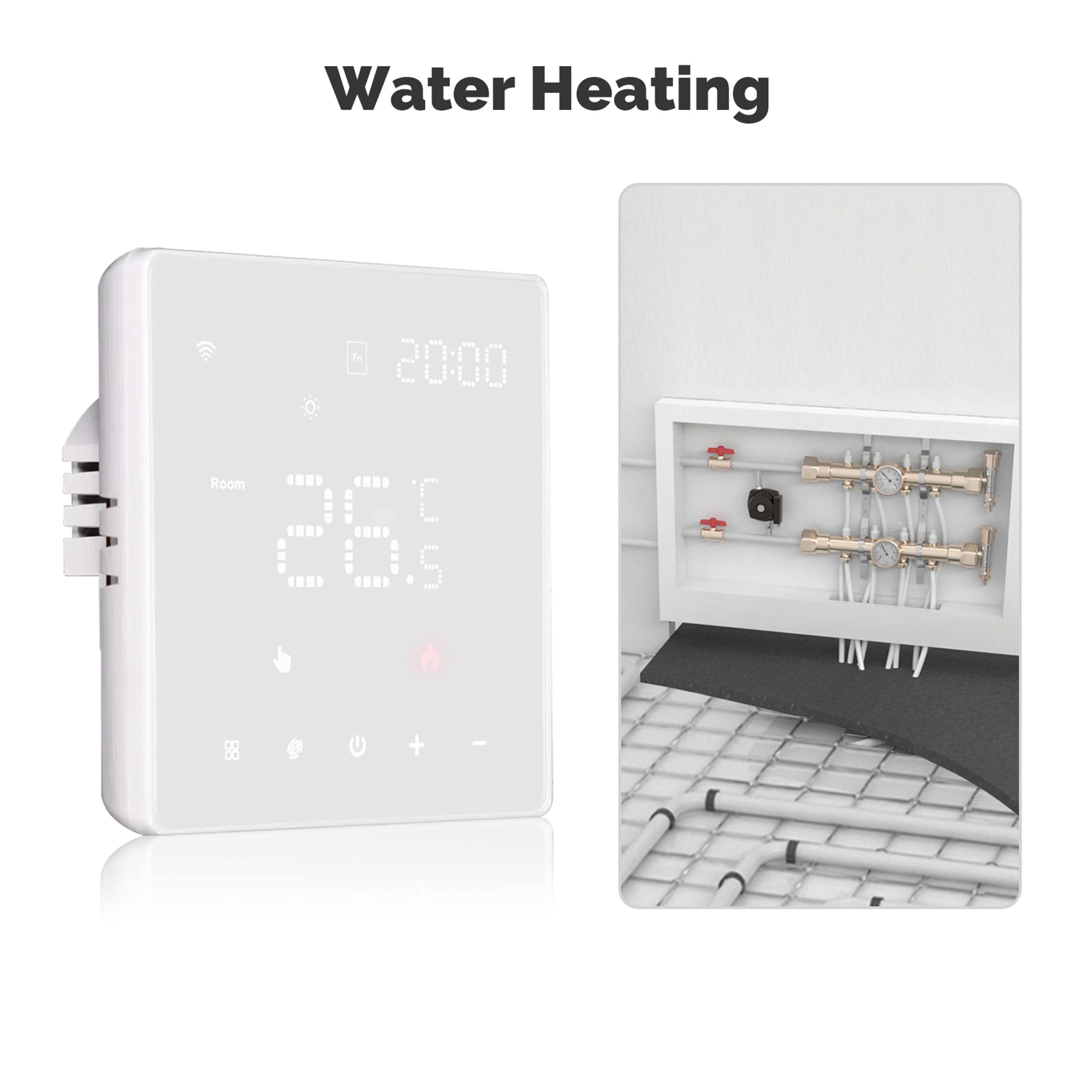 WiFi Smart Thermostat Programmable Temperature Controller Electric Heating With Alexa And Google Ho 6