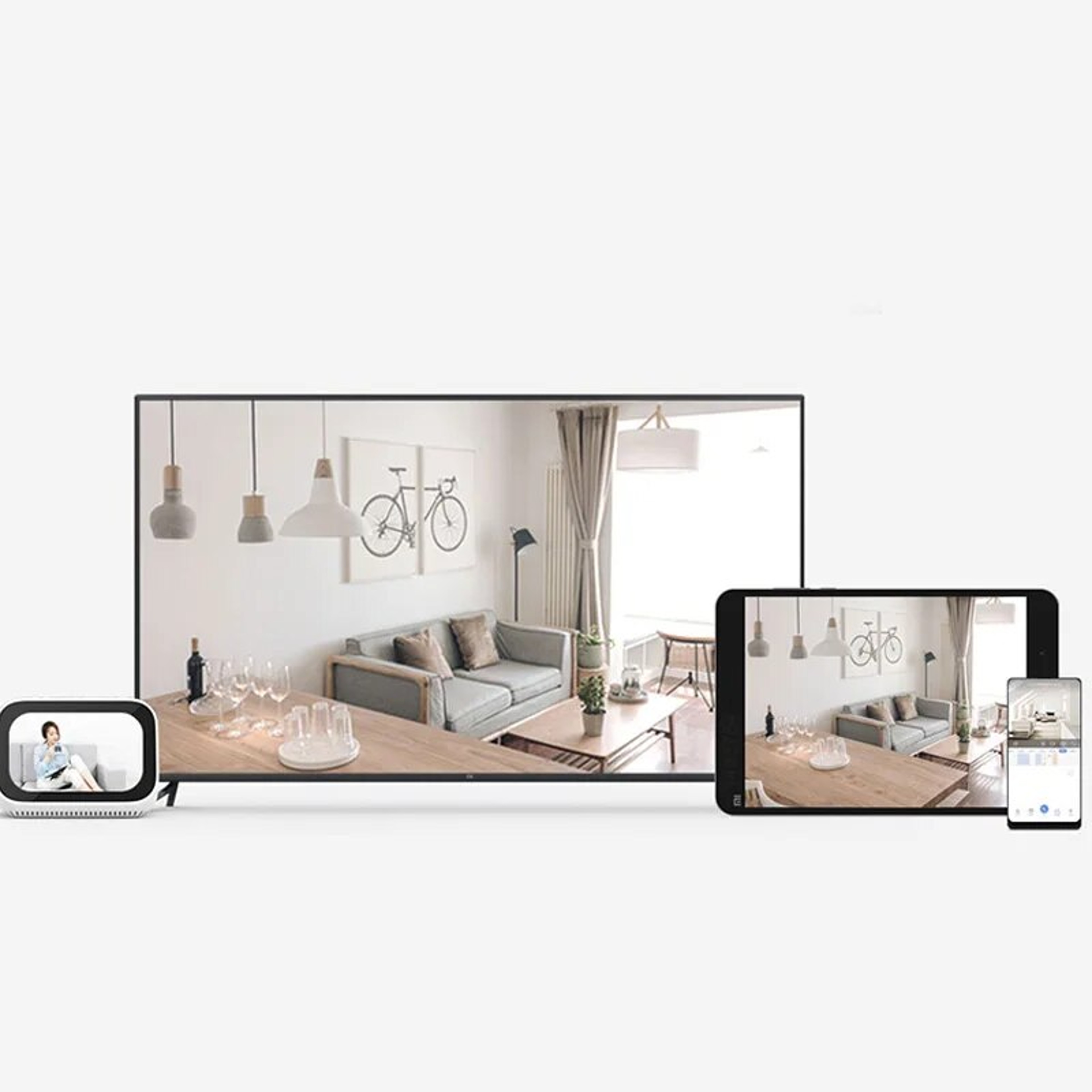 Smart Home Security Camera Mi Webcam AI Human Detection Night Vision Workable Webcam 5