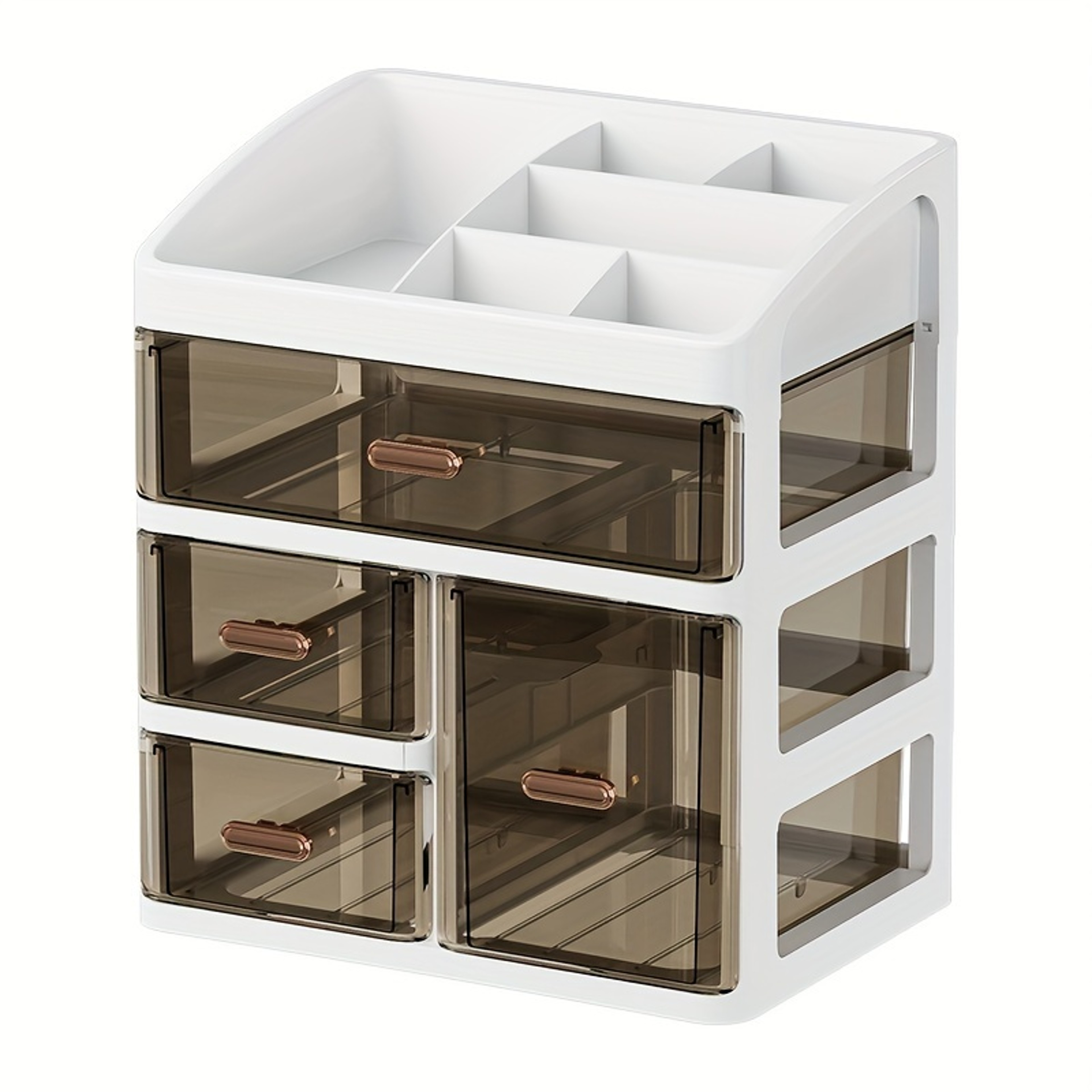 Cosmetics Storage Box Drawer, Large Capacity Skincare Display Rack, Dust proof Desktop Storage Box – view 5
