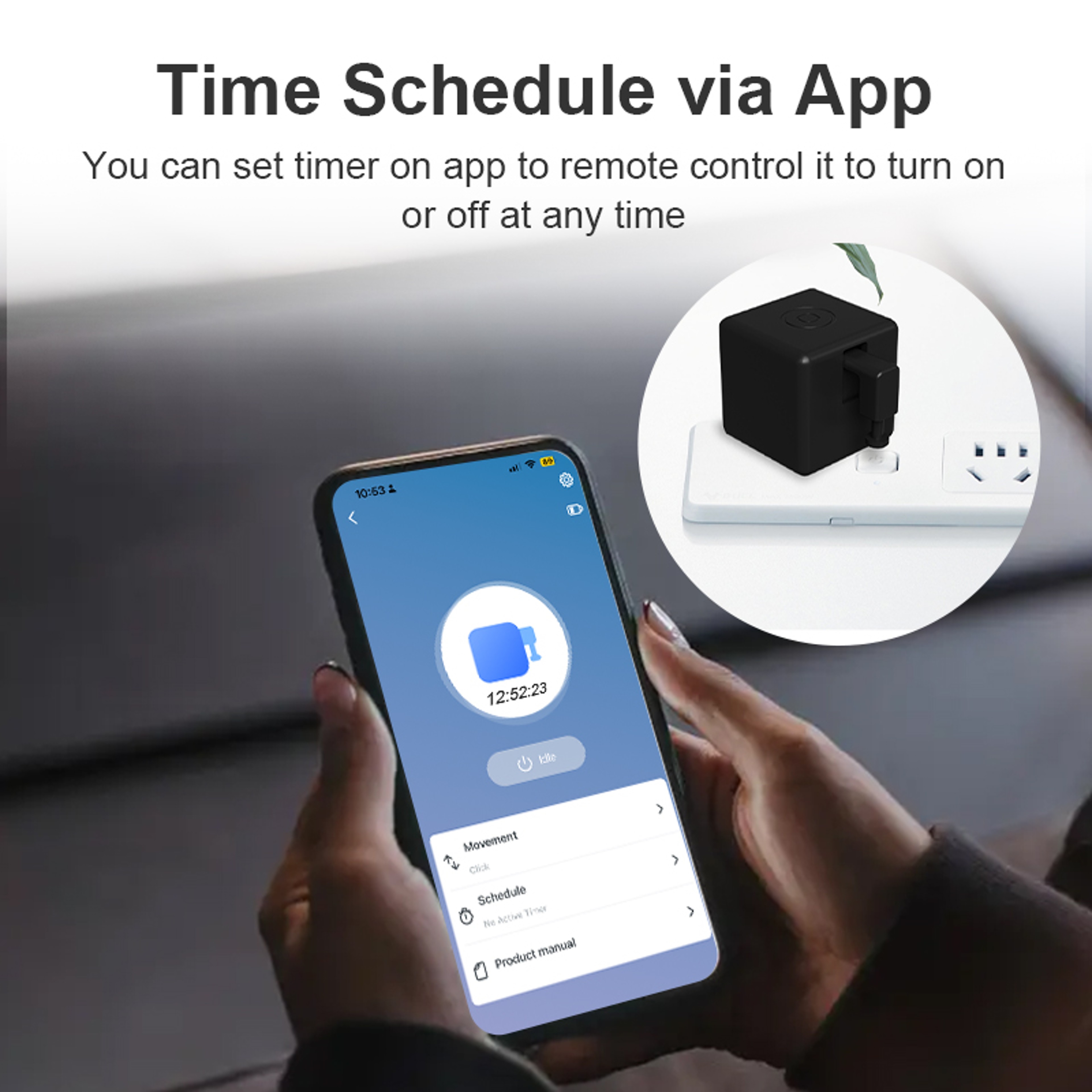 Zigbee Smart Finger Bot Switch Bot Remoter For Garage Curtains Works With Alexa And Google Home 2