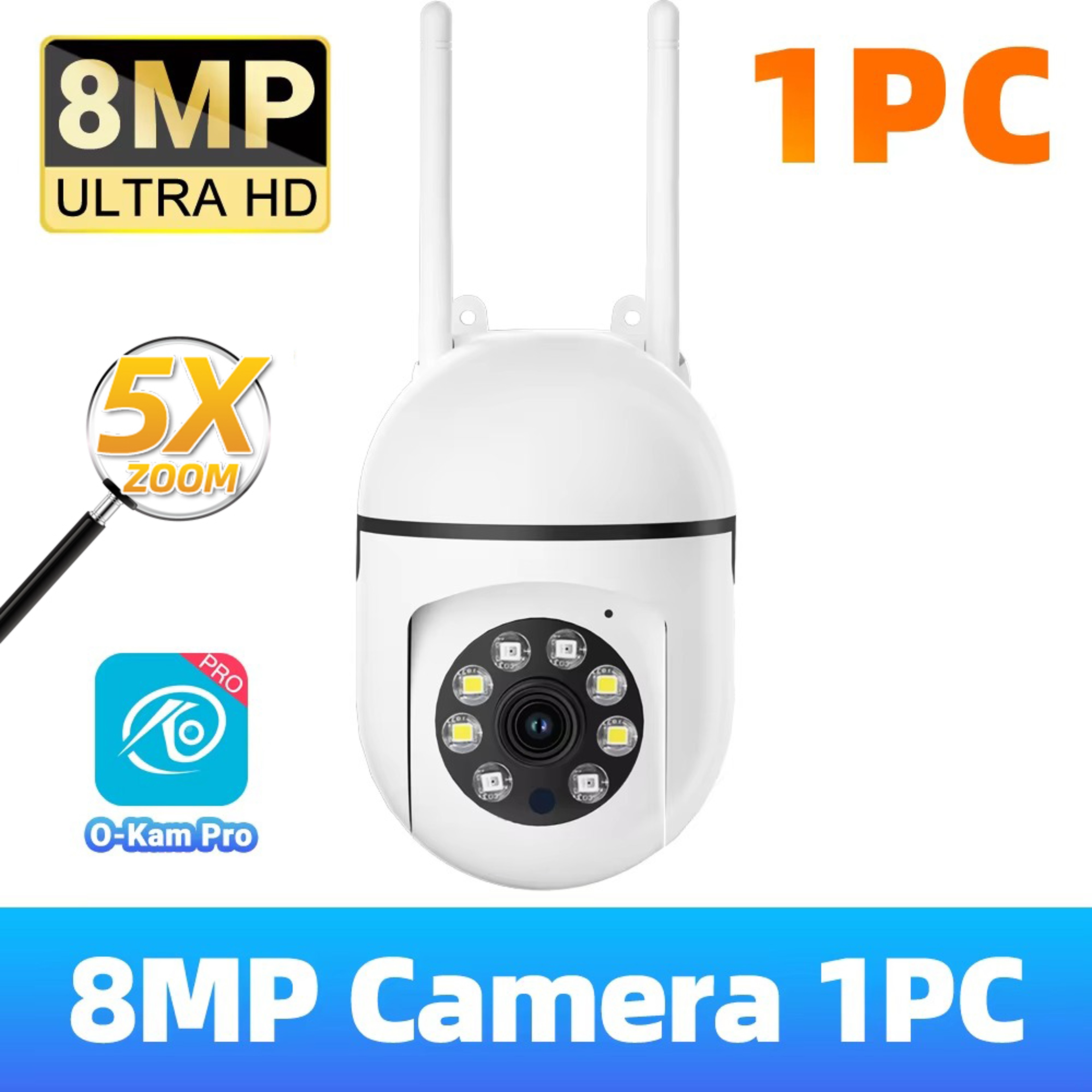 HD Outdoor Security Camera Waterproof Color Night Vision 7