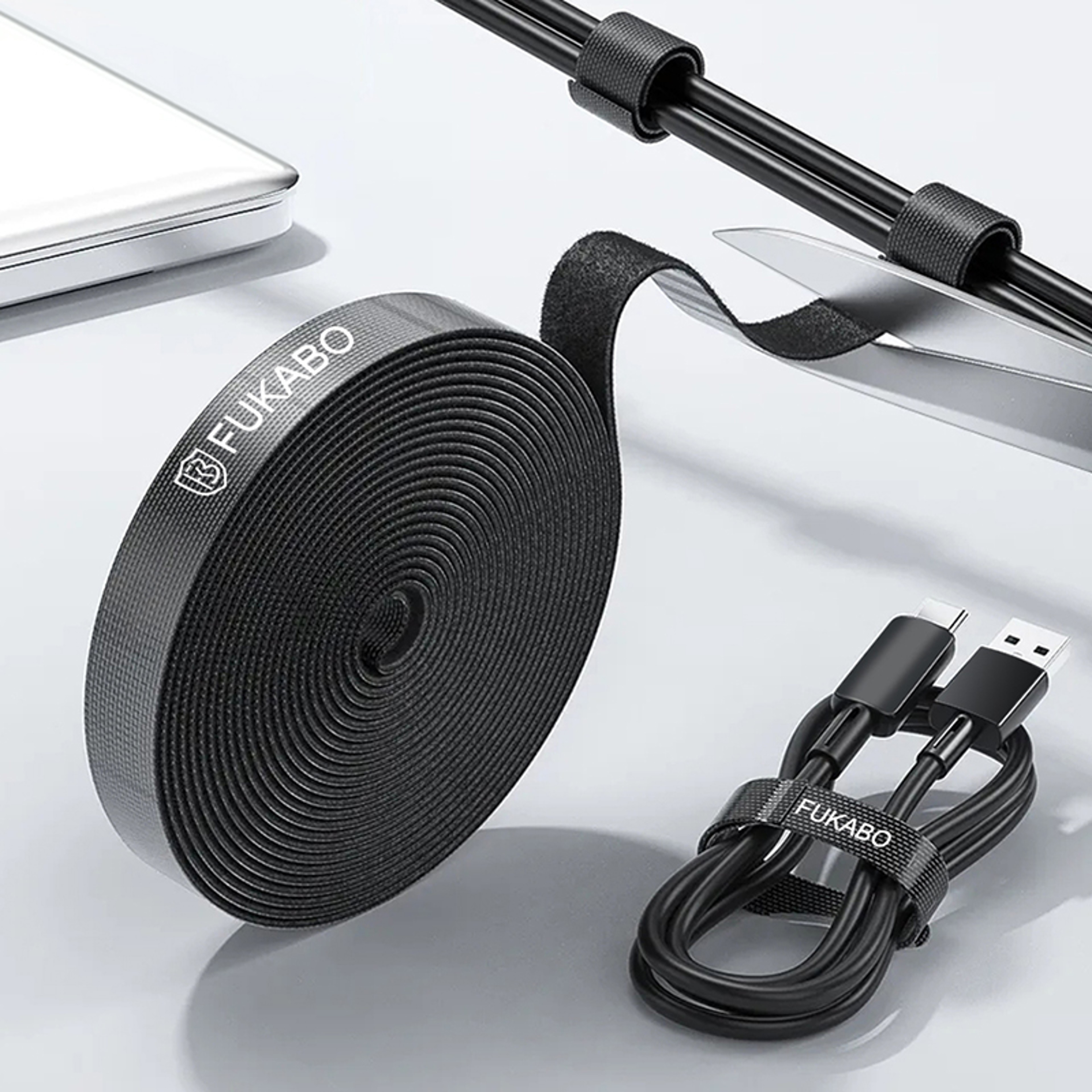 Cable Organizer, USB C Cable Management, Mouse Earphone Cord Holder – view 1