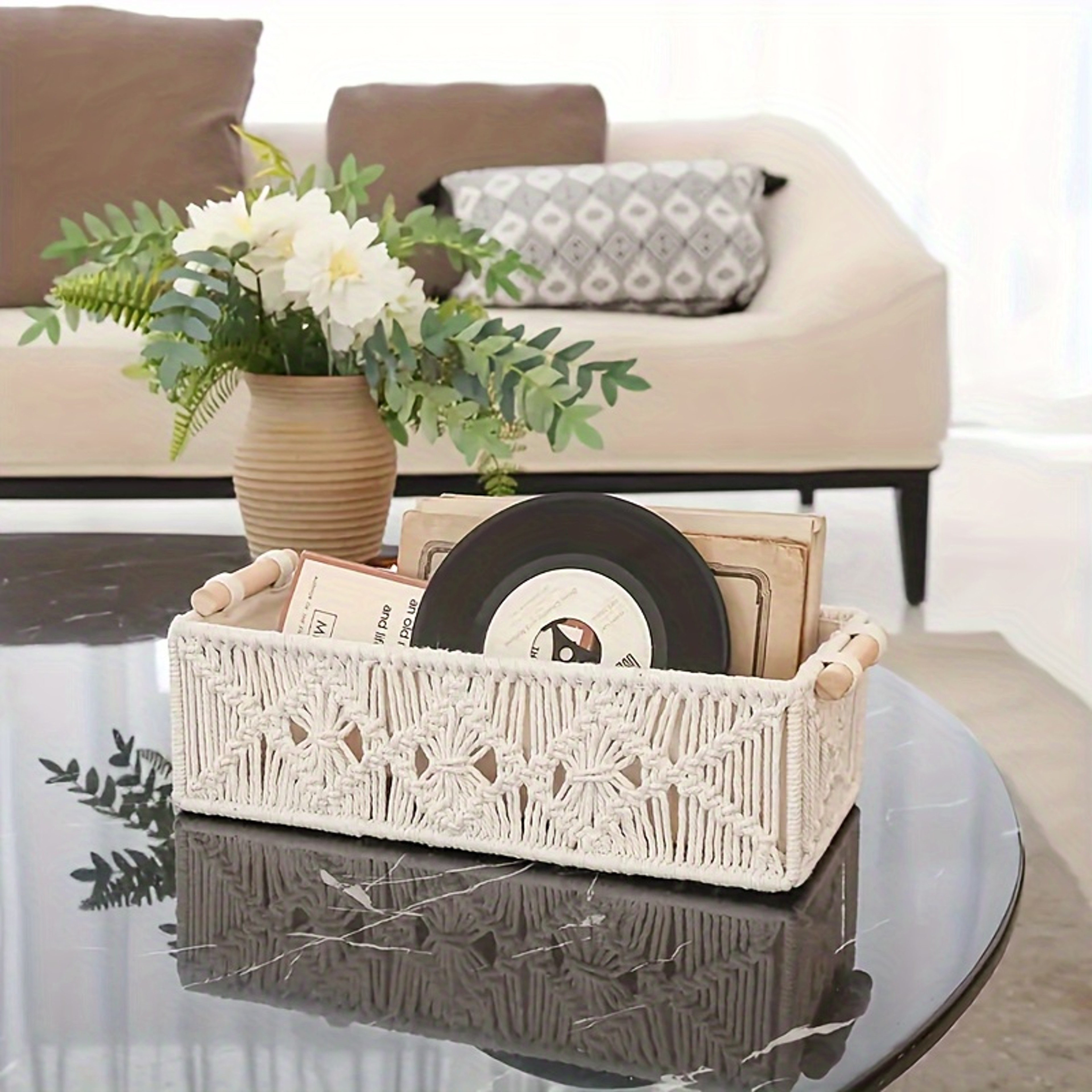 Grid Sorting Organizer For Home Bathroom Bedroom Living Room Decor Storage Basket Bathroom Organize 4