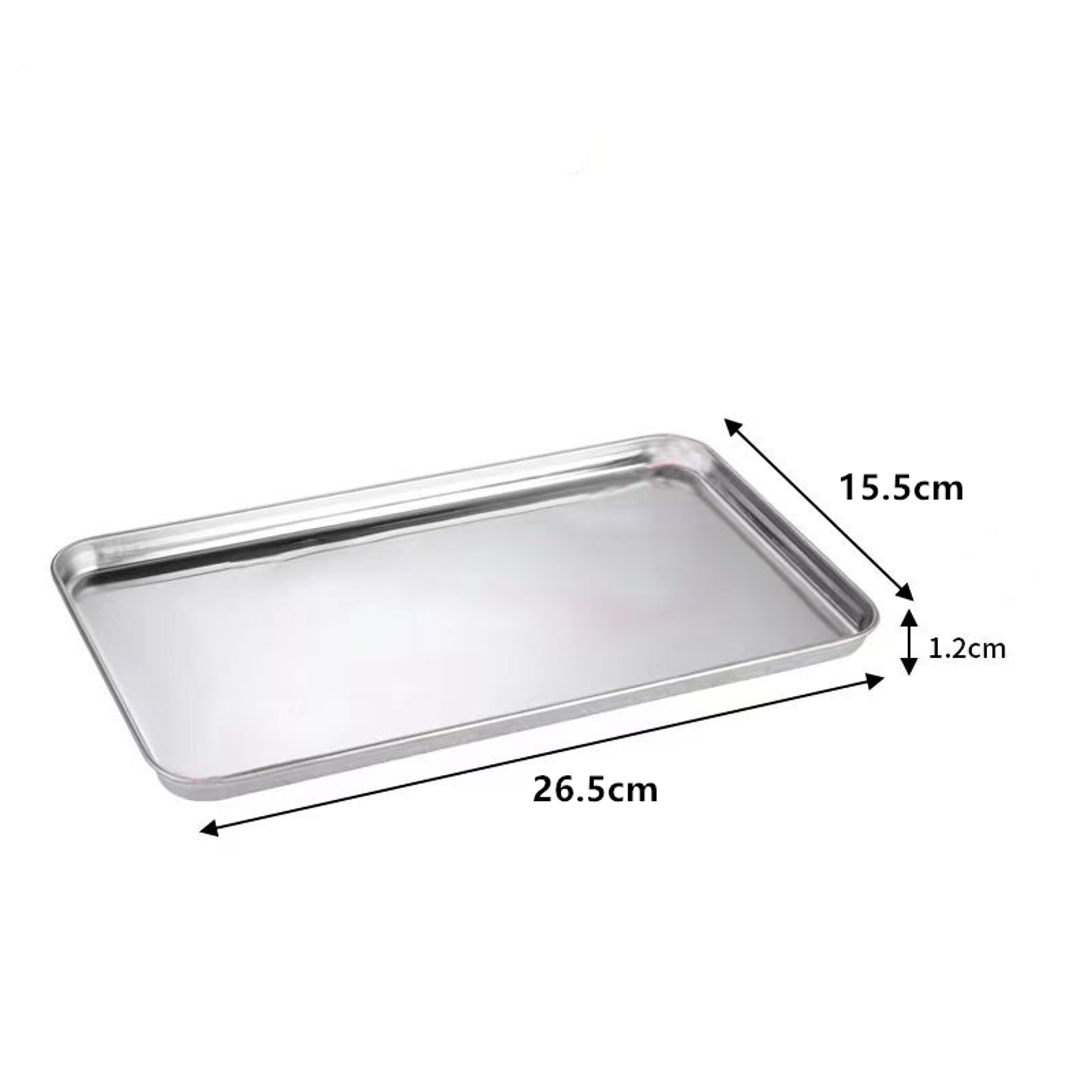 Rectangle Stainless Steel Tray Buffet Presentation Tray Metal Food Serving Plate Rice Noodle Pan Ho 8
