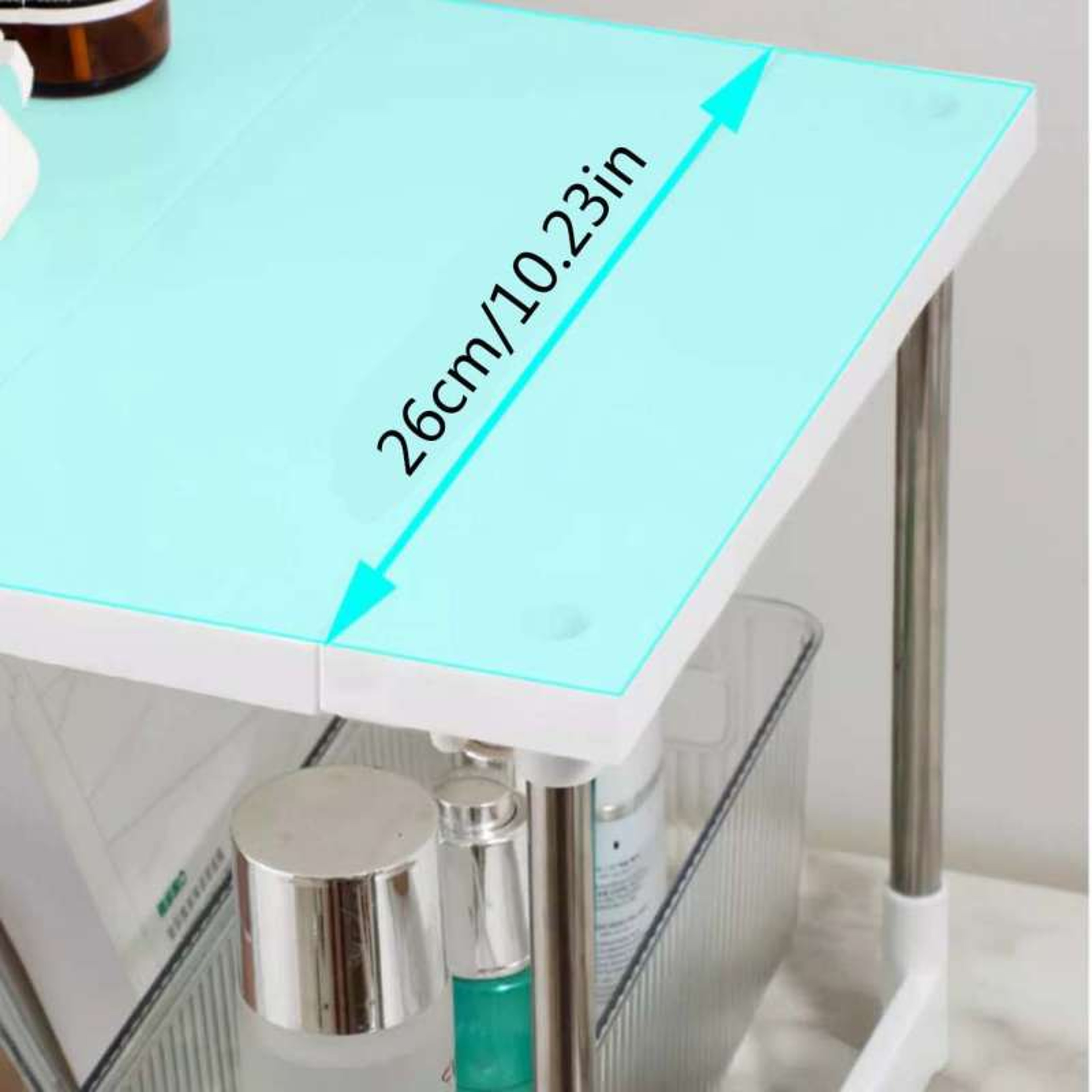 Stack Able Storage Rack Wardrobe Layered Partition Rack Closet Sorting Shelves Telescopic Sink Hold 5
