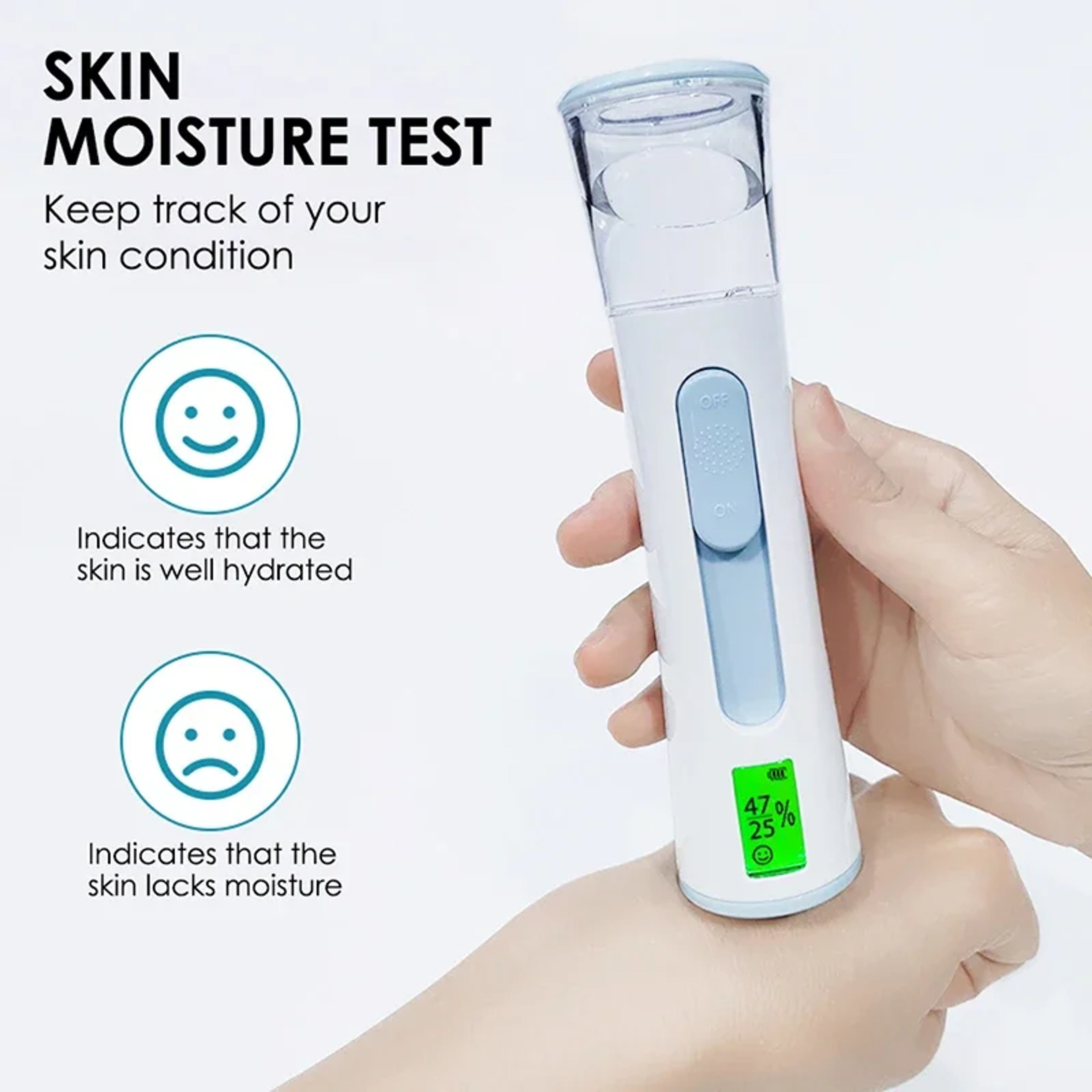 Nano Facial Steamer Mist Spray Eyelash Extensions Cleaning Pore Water SPA Hydrating Face Sprayer US 2