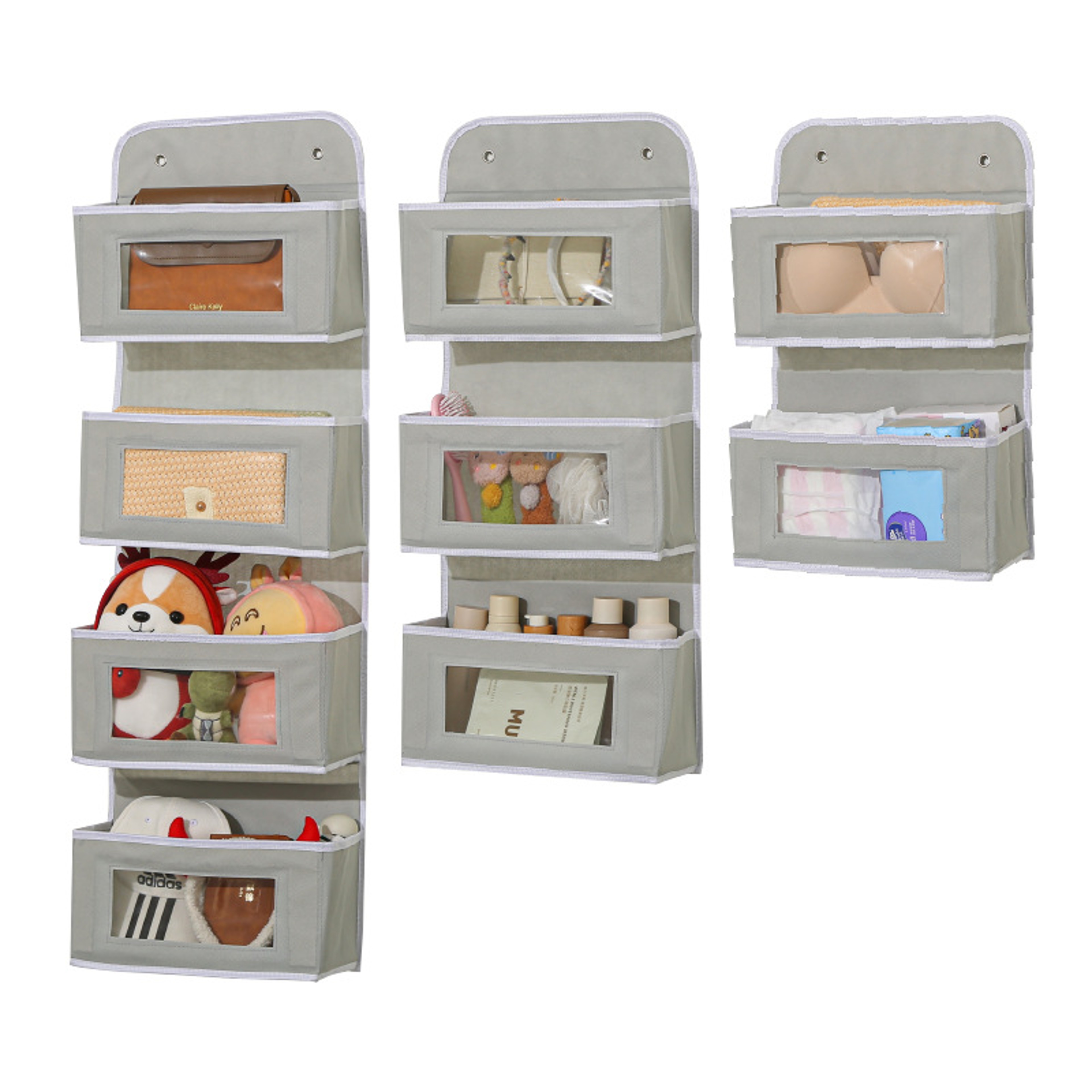 Over The Door Hanging Organiser Extra Large MultiLayer Storage Bag Toys Dorm Room Essentials  Close 0
