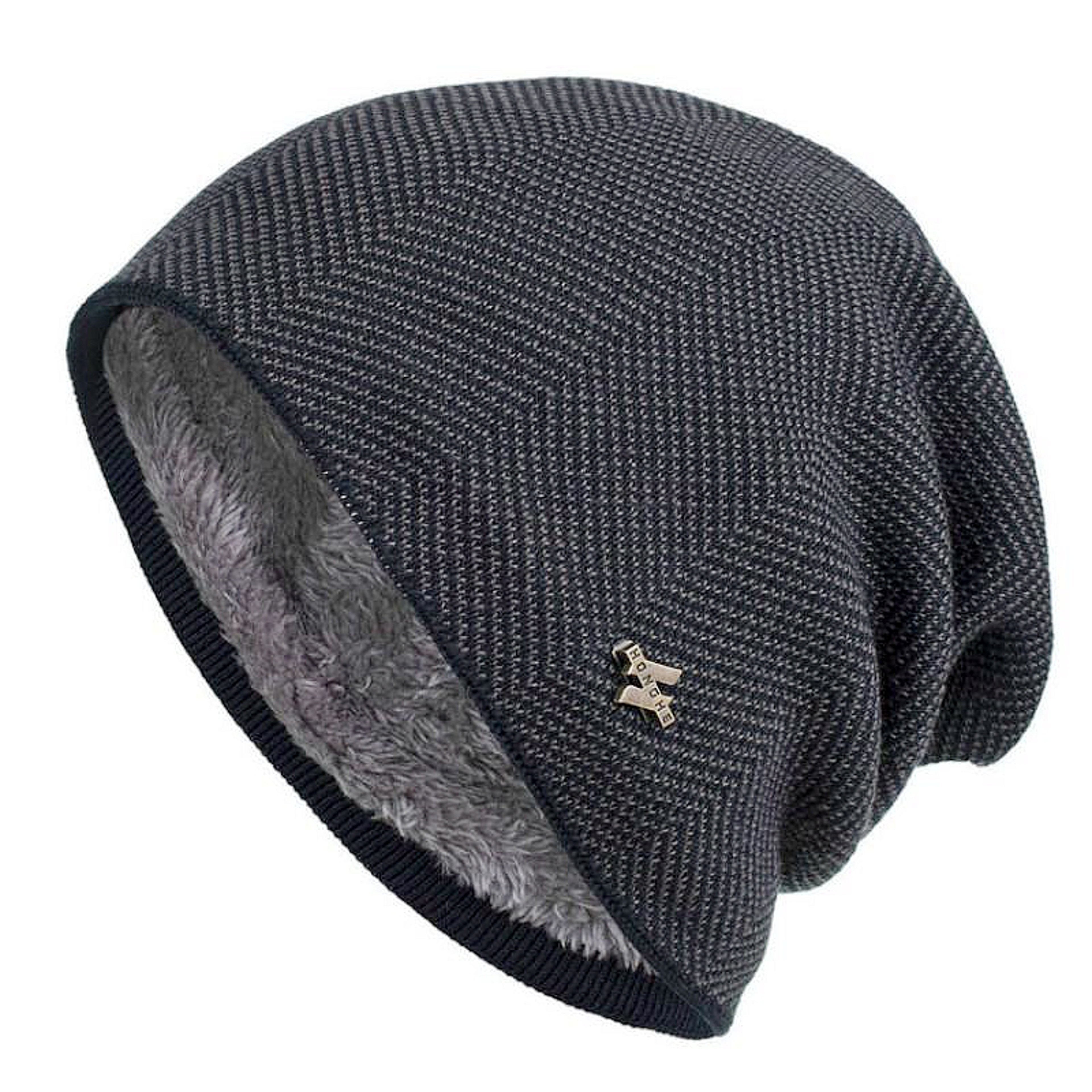 Hot Sale Unisex Warm Winter Hat Fashion Men  Women Ski Beanie Hat Thick Knitted Hat For Outdoor Spo 6