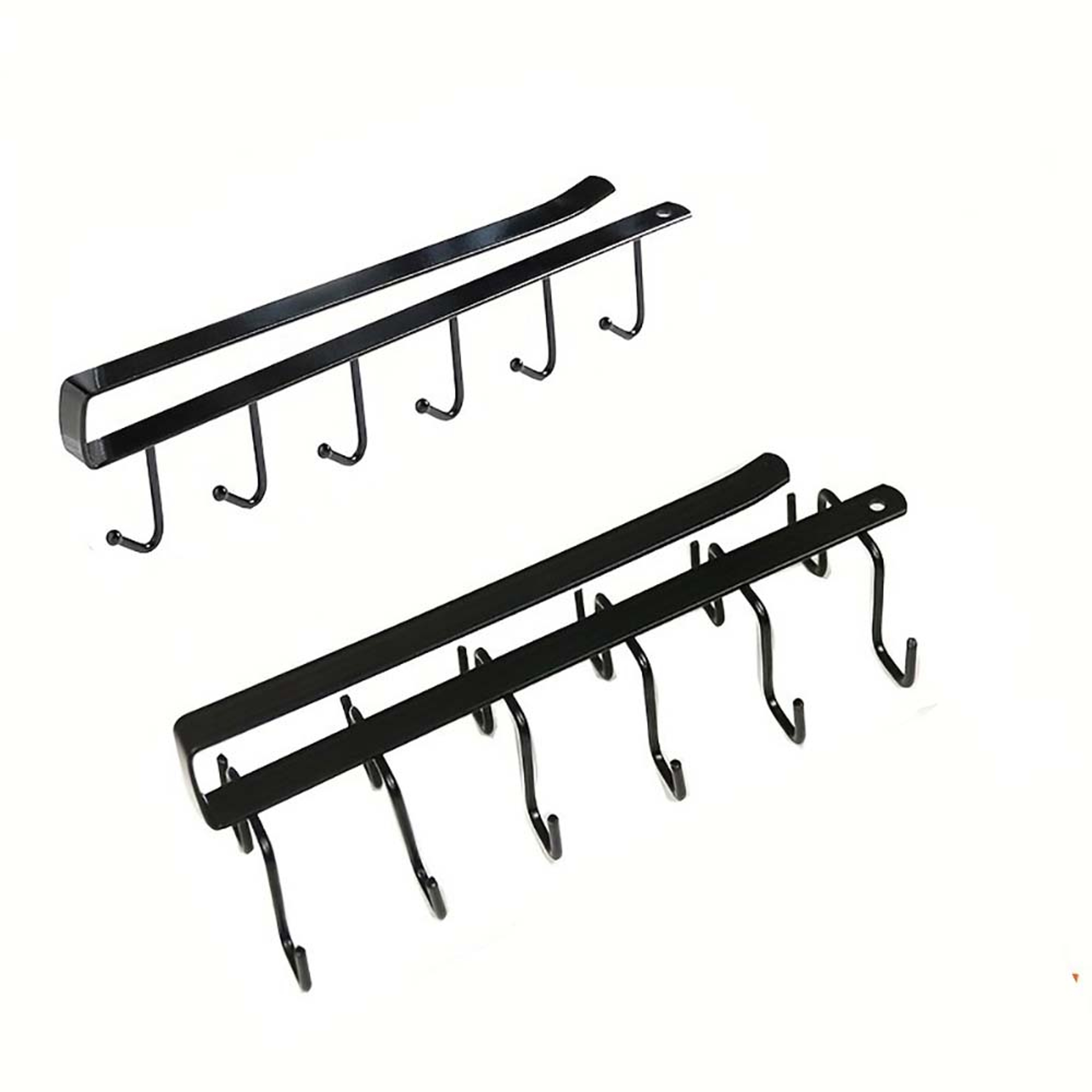 Cabinet Mug Hook Hanging Cup Holder Multi Functional Wardrobe Row Hook Organizer Save Storage Space 6