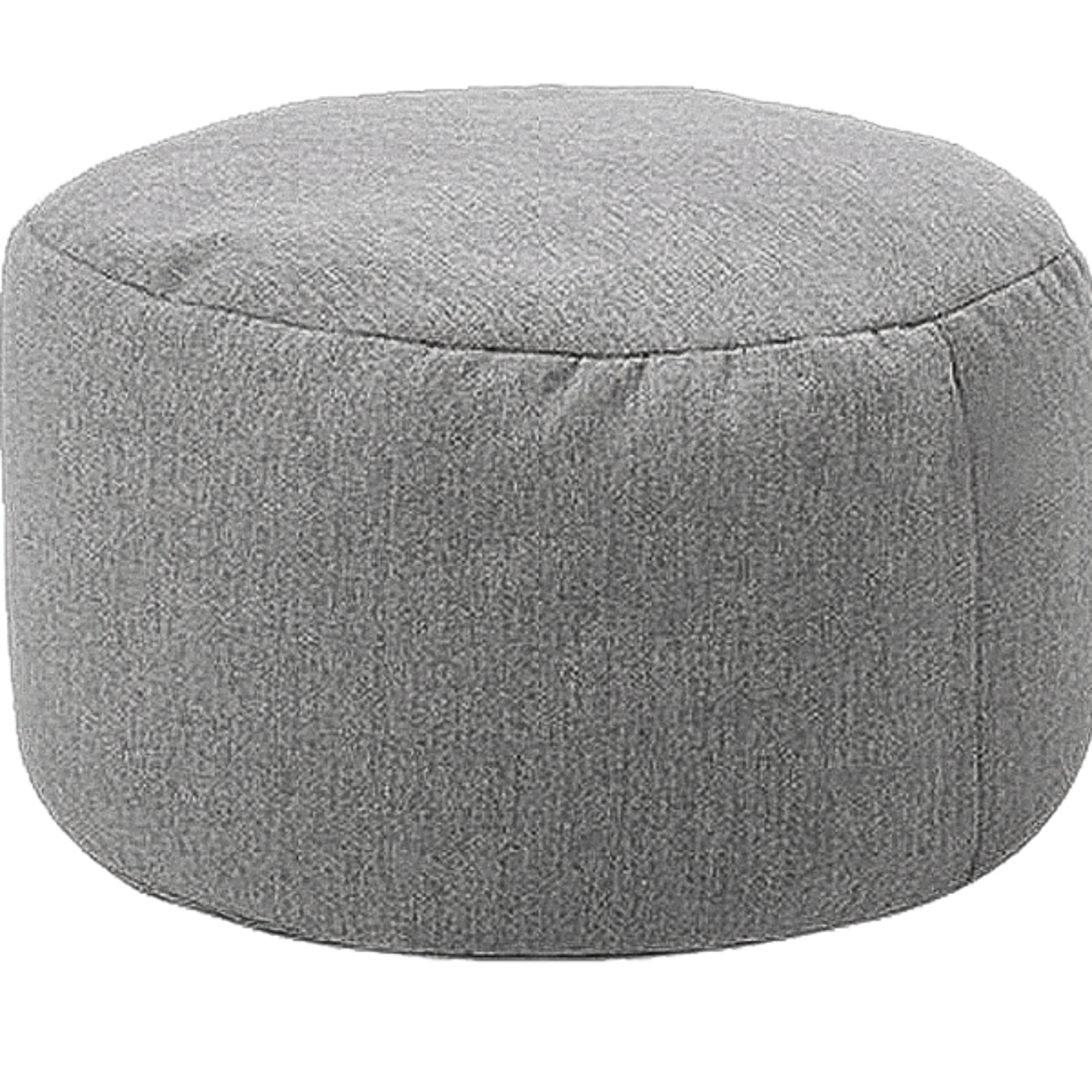 Round Stool Linen Bean Bag Ottoman Filling Beanbag Pouf Footstool Tatami Futon Puff for Living R
