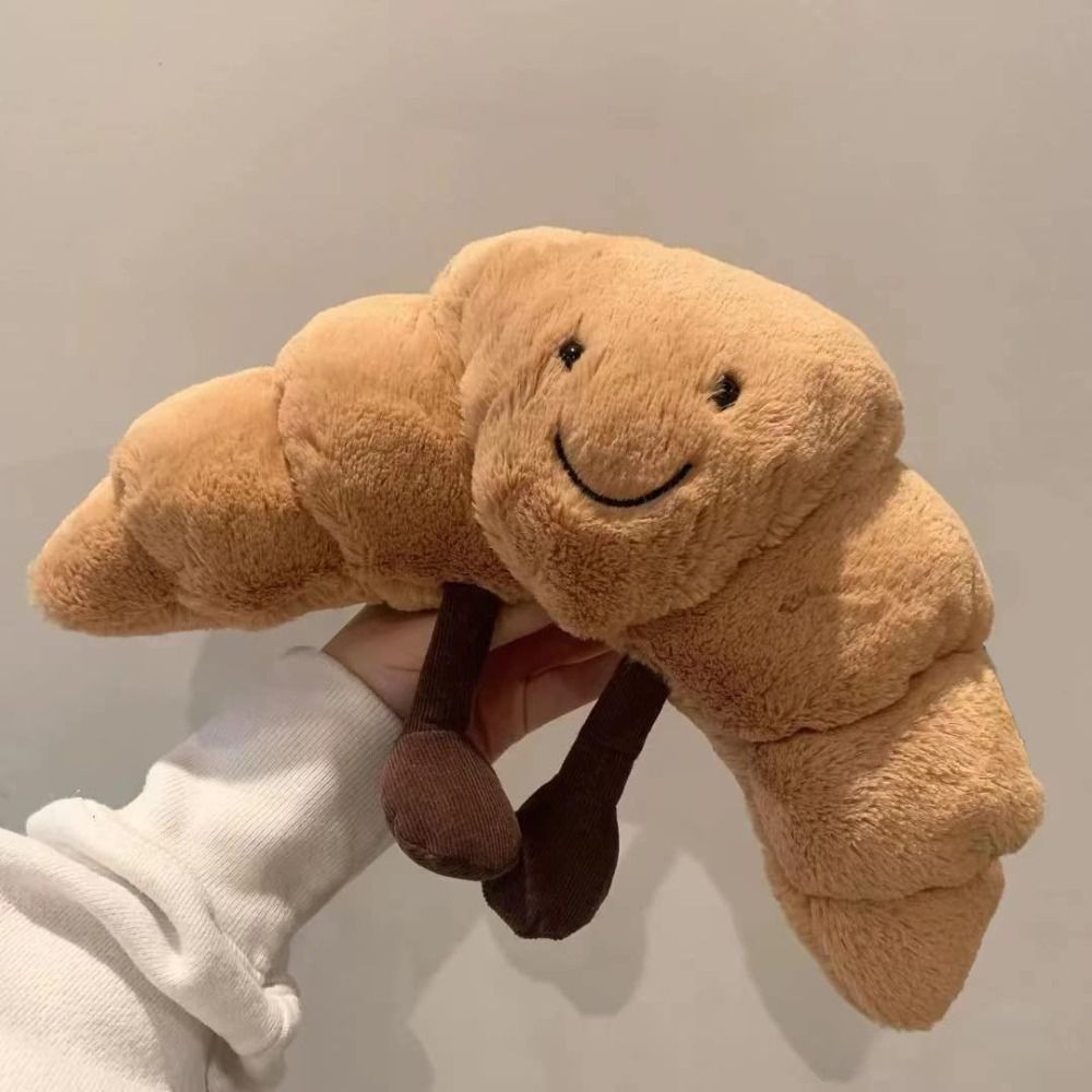 Rag Doll Toy Sofa Decoration Stuffed Animals Smile Croissant Bread Pillow Plush Toy Croissant Plush 1