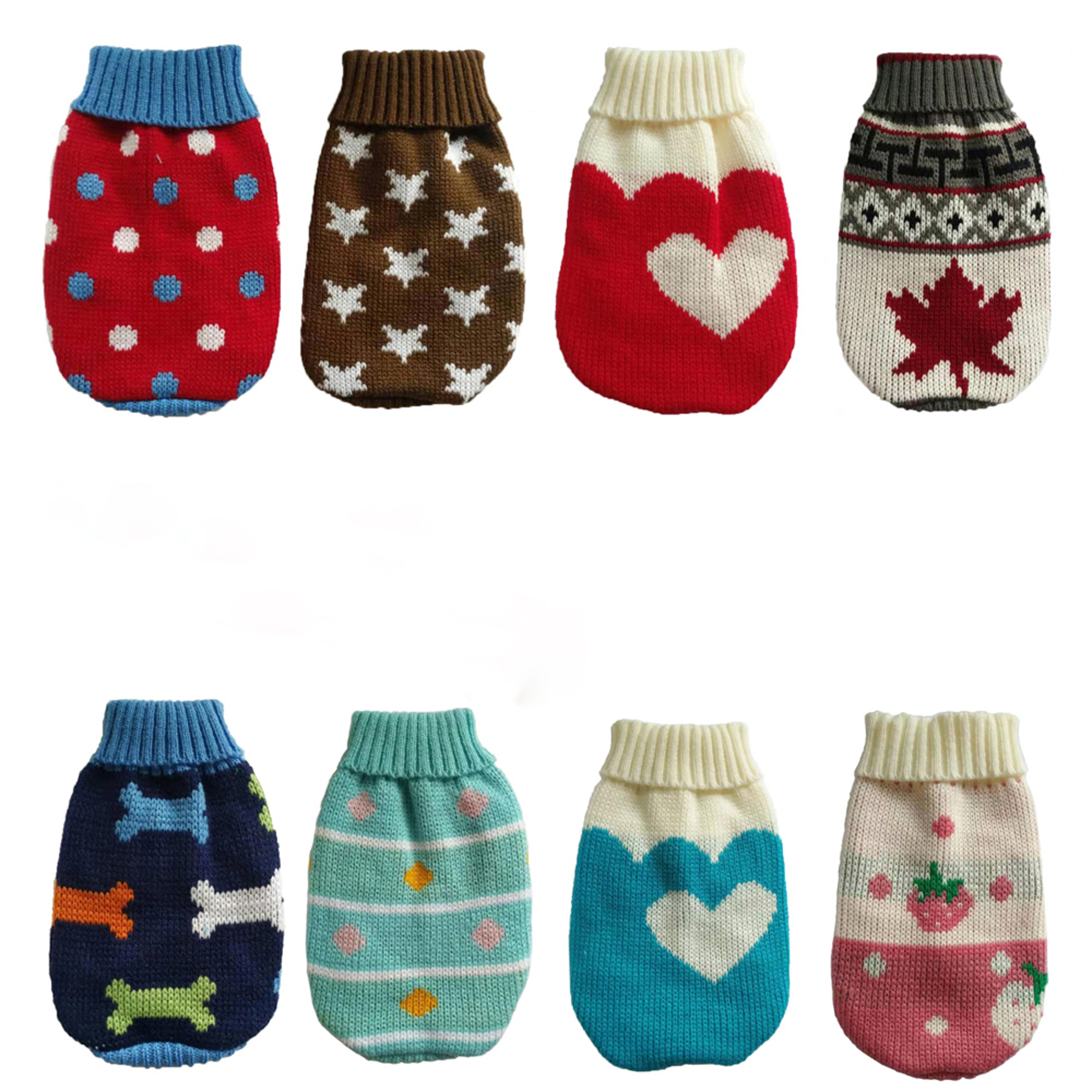 Warm Pet Dog Sweater Winter Dog Clothes For Small Medium Dogs Knitted Puppy Cat Coat For Chihuahua  4