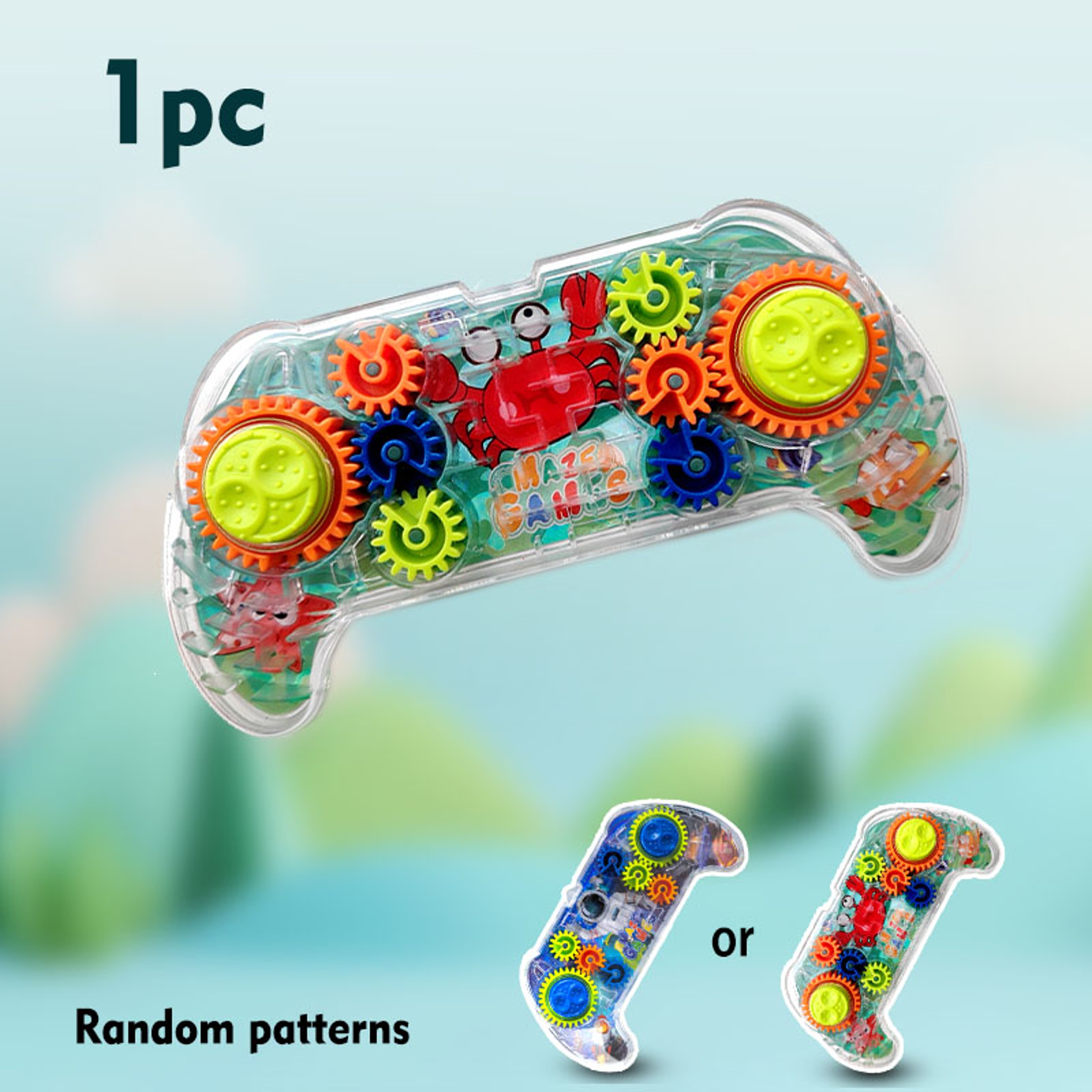Intelligence Maze Disc Gear Track Ball Logic Training Toy Enhances Attention Childrens Game Control 5