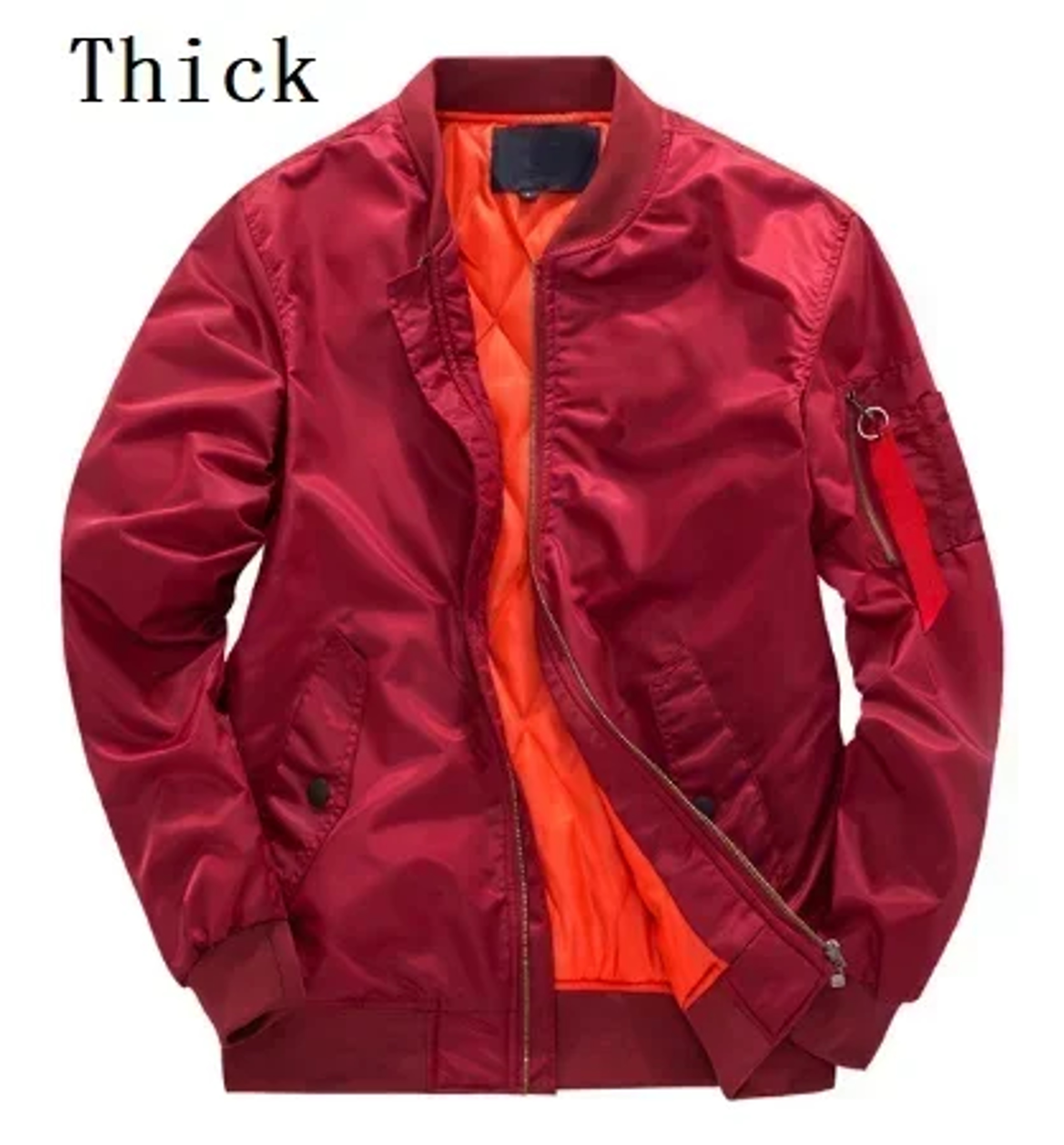 Men Windproof Baseball Jacket Thickened Outdoor Casual Suit Lightweight Fall  Winter Windbreaker Fo