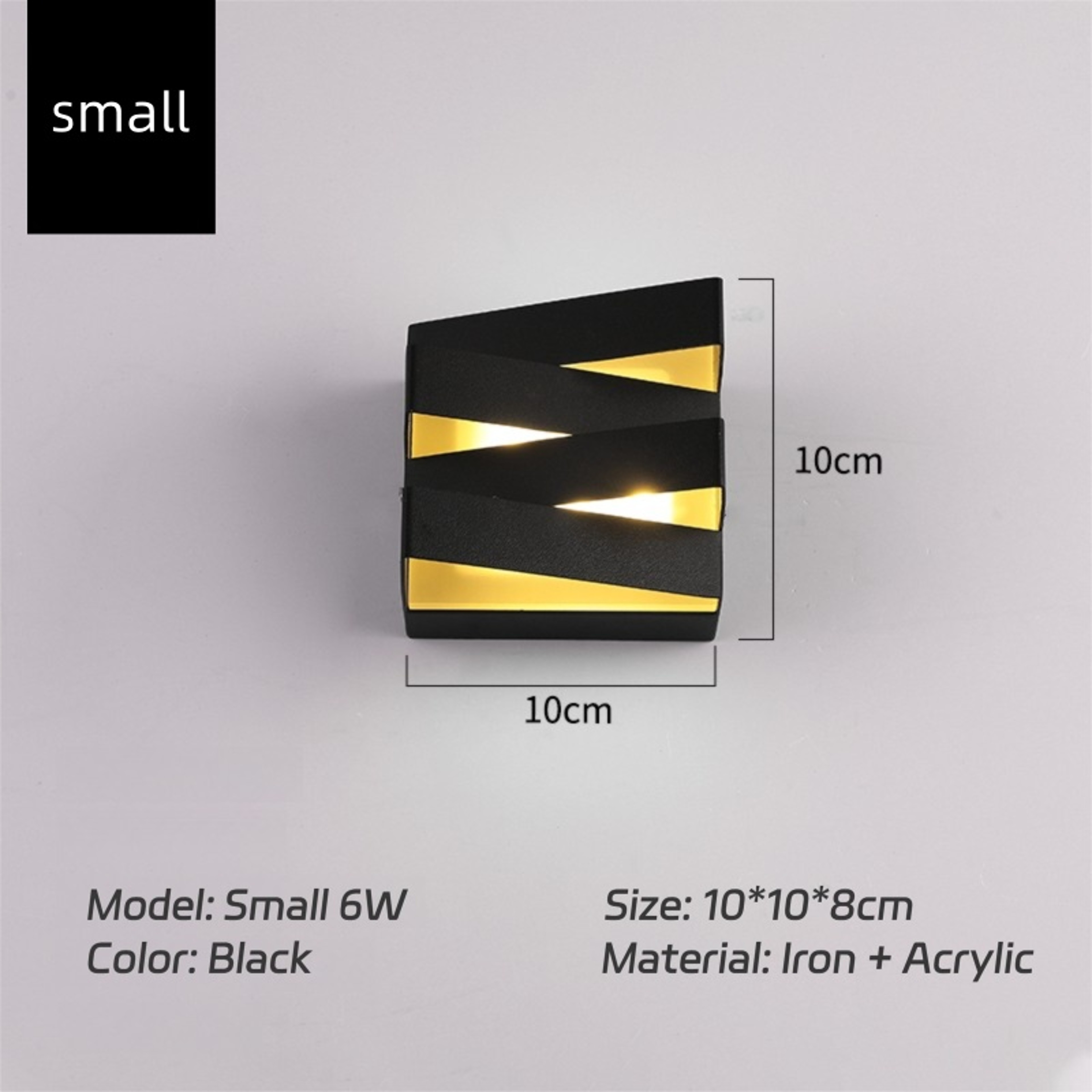 Modern Outdoor Square Wall Lamp LED Villa Garden Light Porch Bedroom  Walkway Lighting Stylish Outd