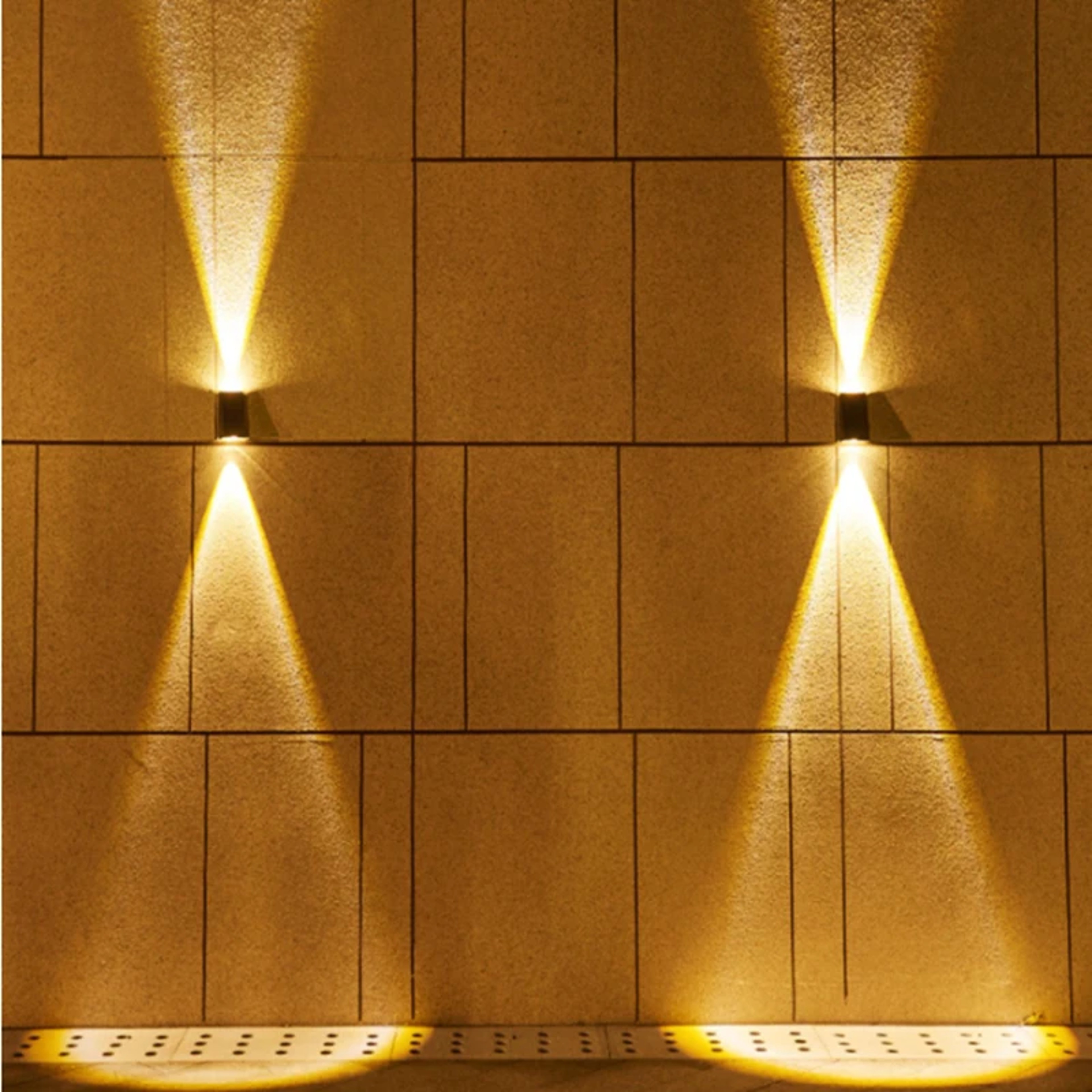 Water proof Solar Outdoor Wall Light, Up-down Bidirectional Lighting, Garden Decoration for Exterior Walls – view 4