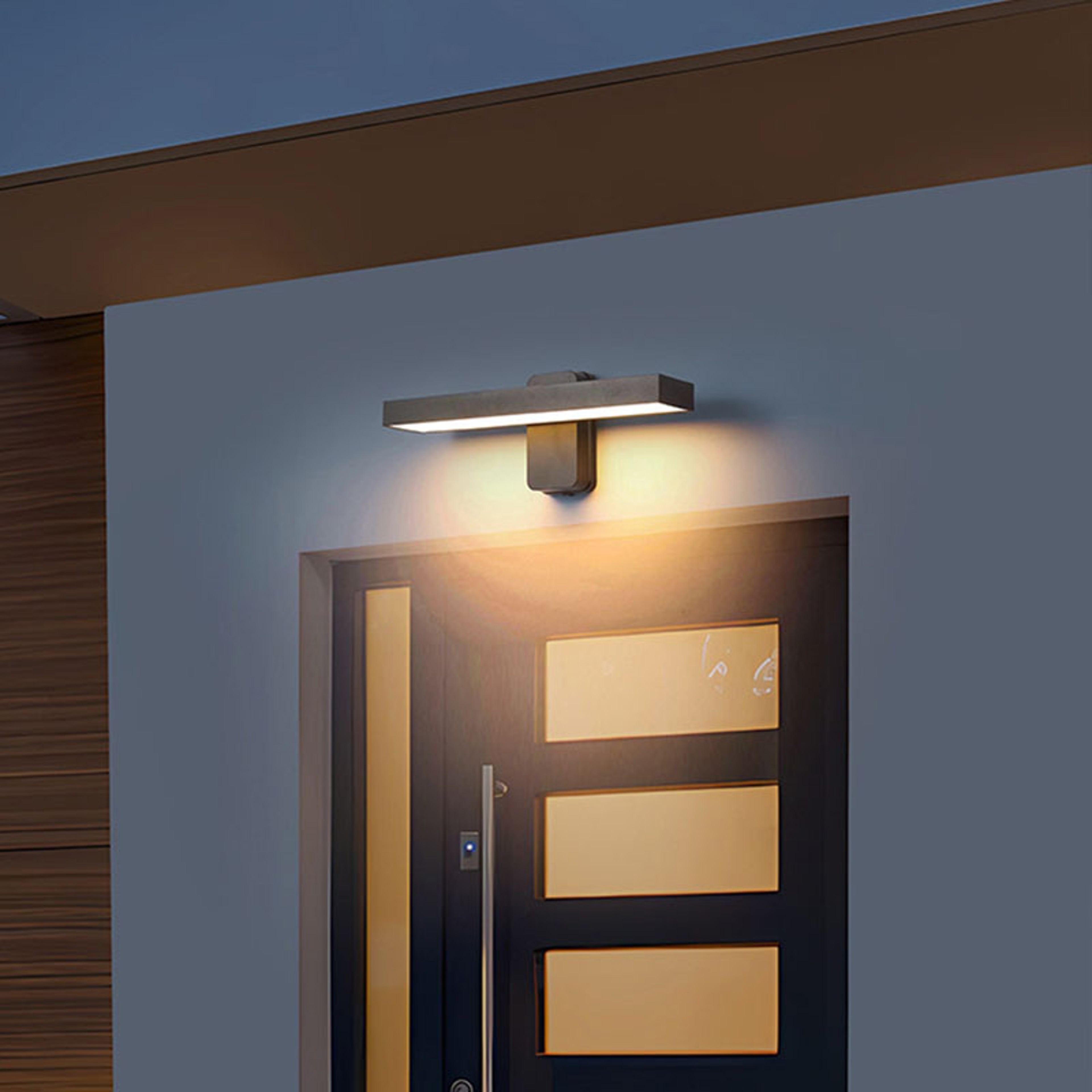 LED Outdoor Wall Lamp IP65 Motion Sensor Waterproof Rotatable Porch Light Villa Entrance Courtyard  1