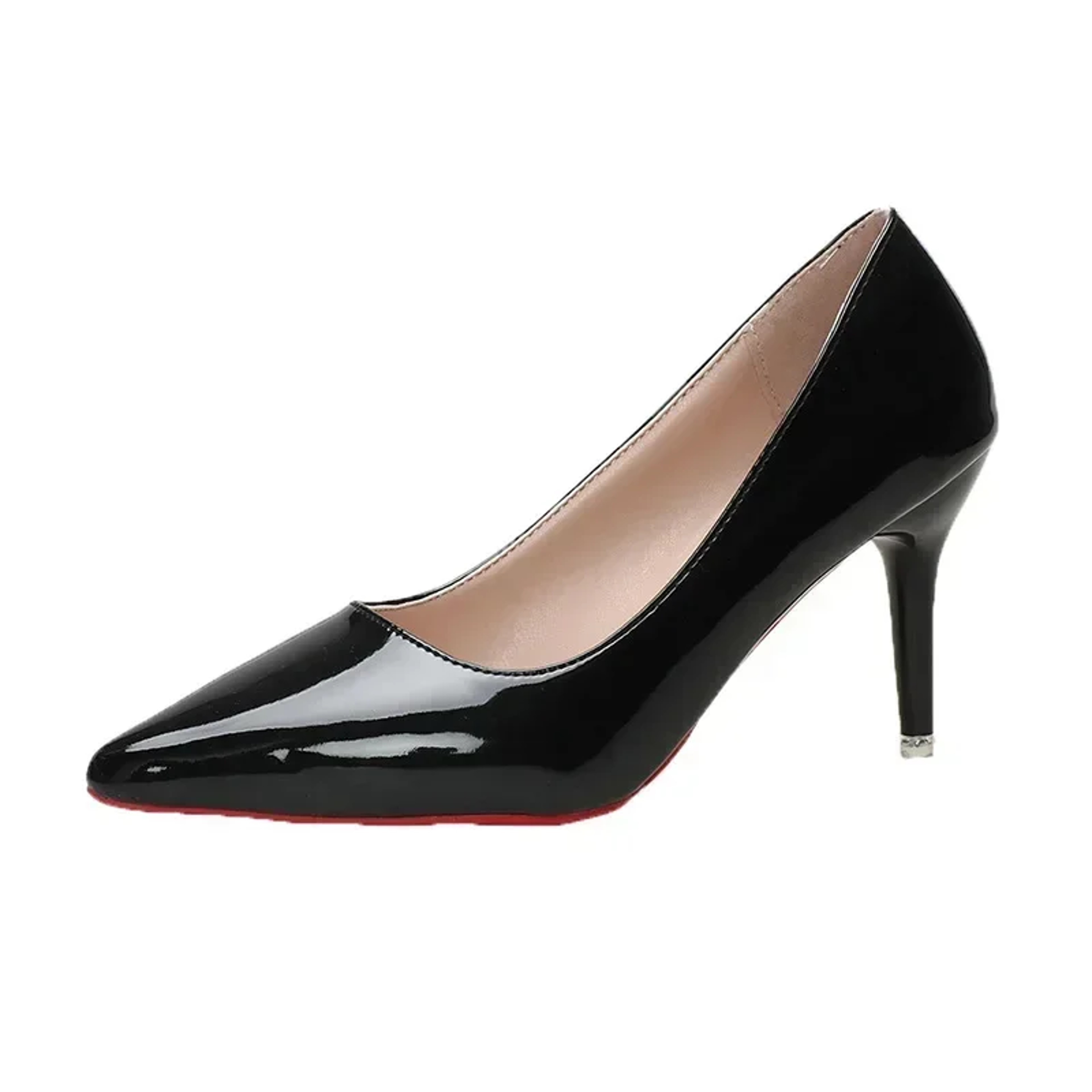 Sexy Red Bottom Women High Heels Classic Ladies Pumps Autumn Leather Dress Heel Shoes For Women 2