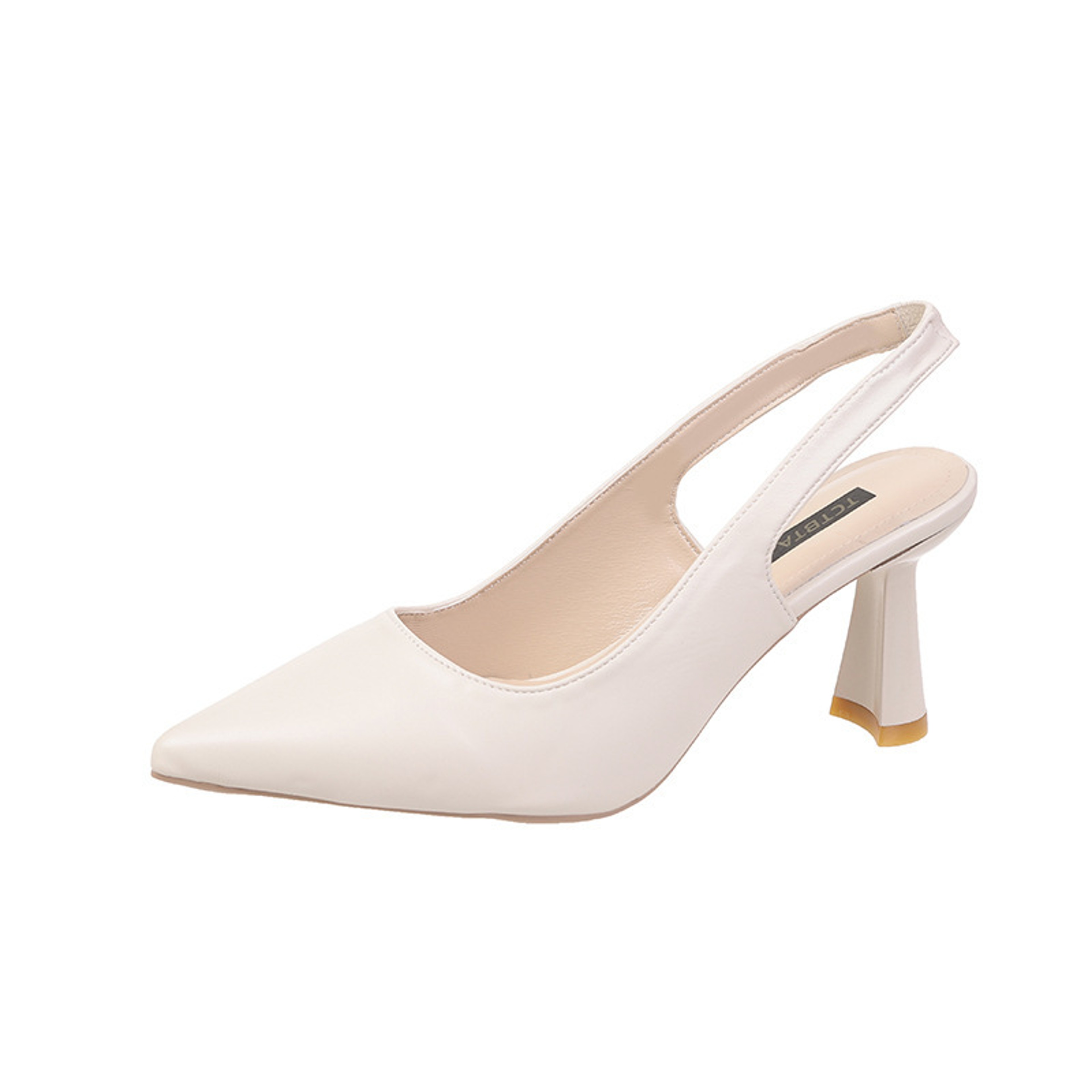 Summer Fashion Breath Able Pointed Toe Stiletto Heel PU Women Sandals Comfortable Elegant Shallow M 3