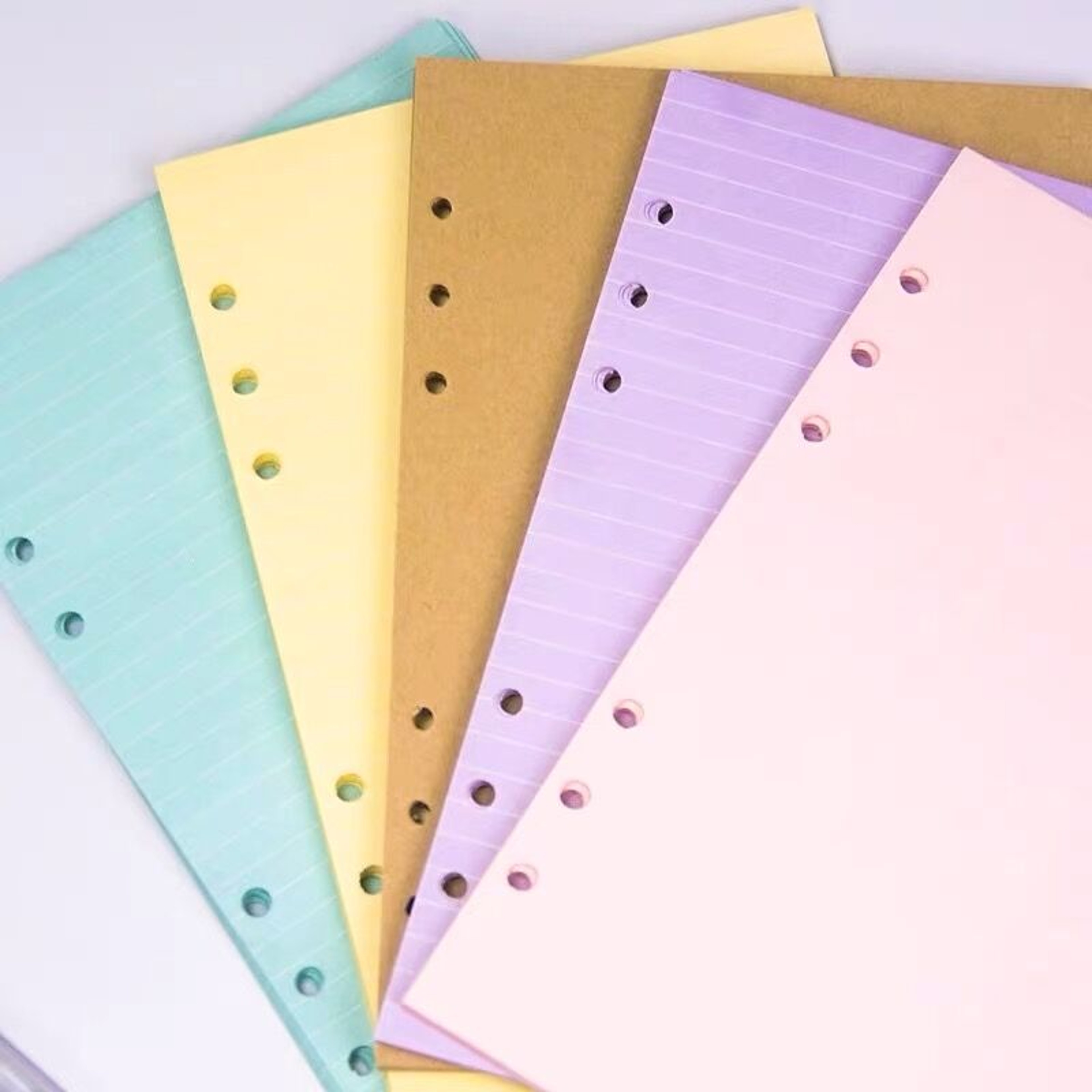 Transparent Diary Binder Loose Leaf Notebook Planner Journal Cover Office Stationery Supplies Note  1
