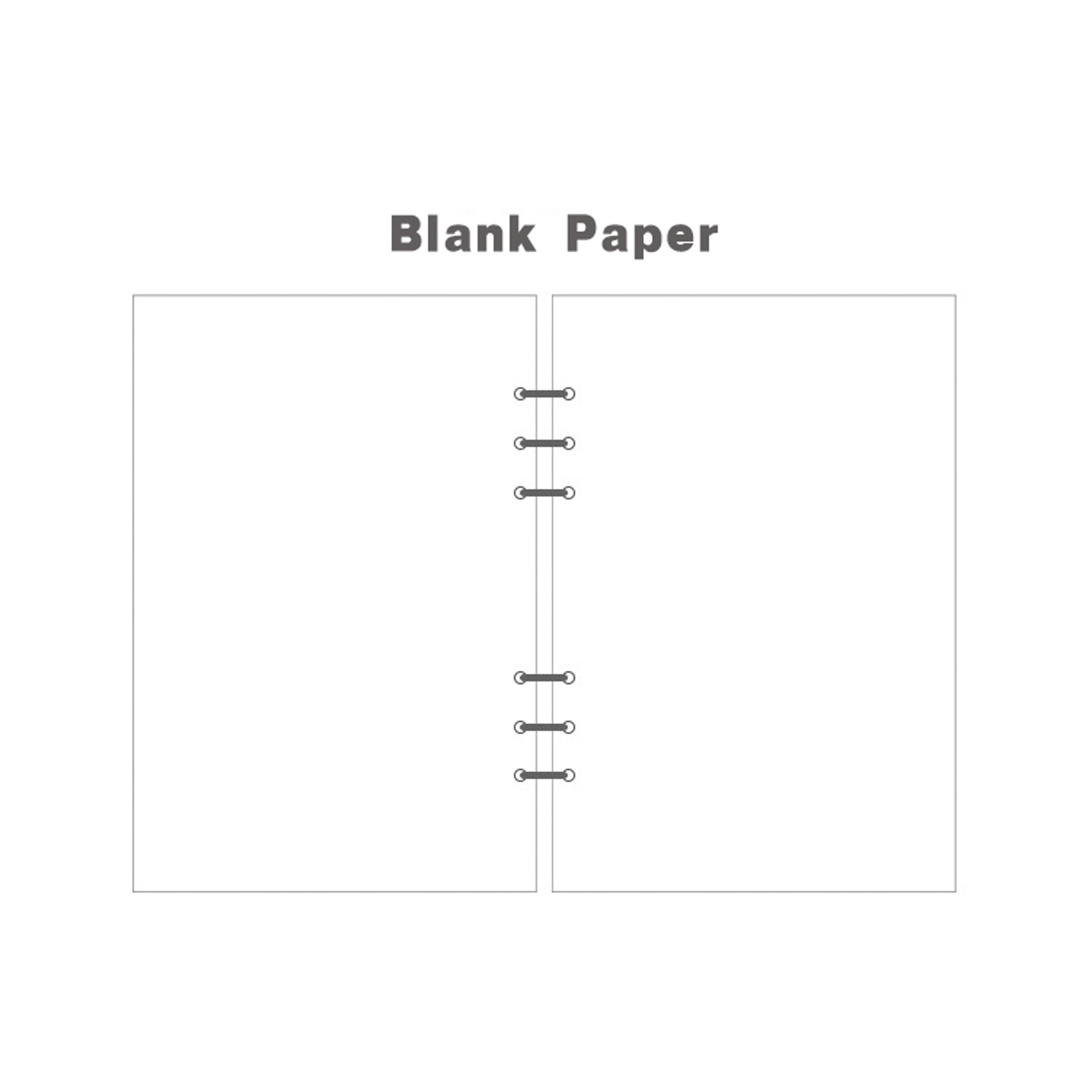 Transparent Diary Binder Loose Leaf Notebook Planner Journal Cover Office Stationery Supplies Note  9