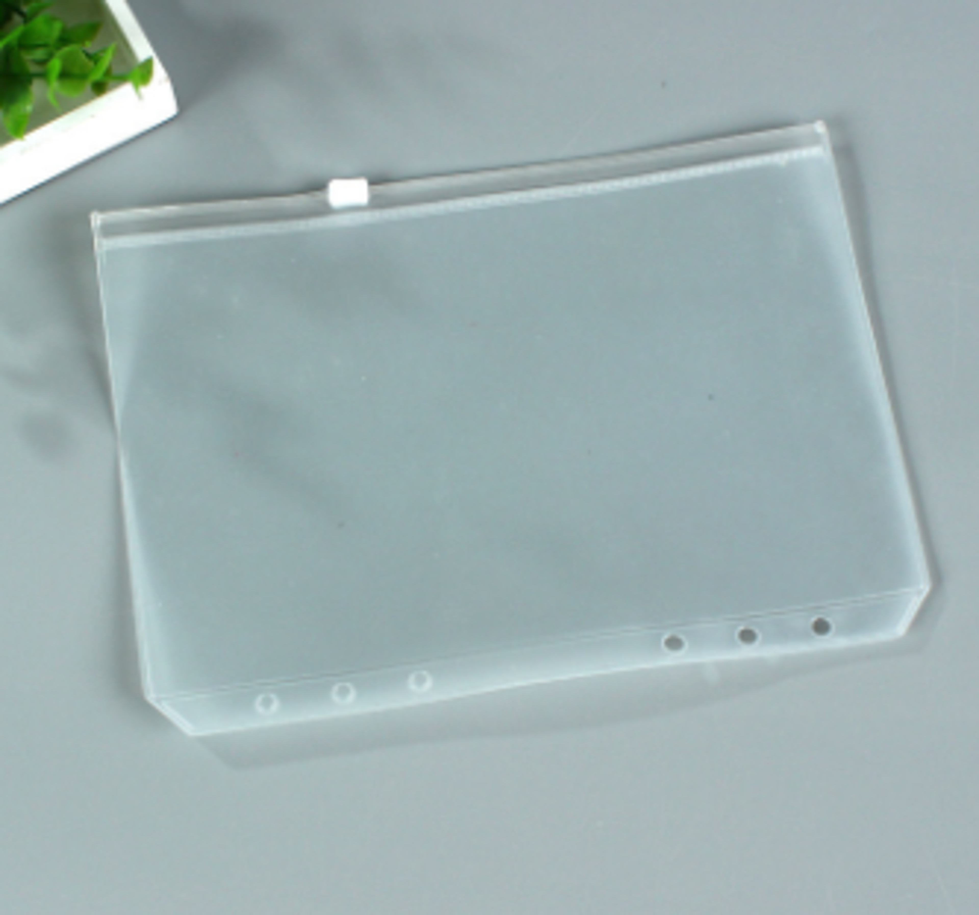 Transparent Diary Binder Loose Leaf Notebook Planner Journal Cover Office Stationery Supplies Note  10
