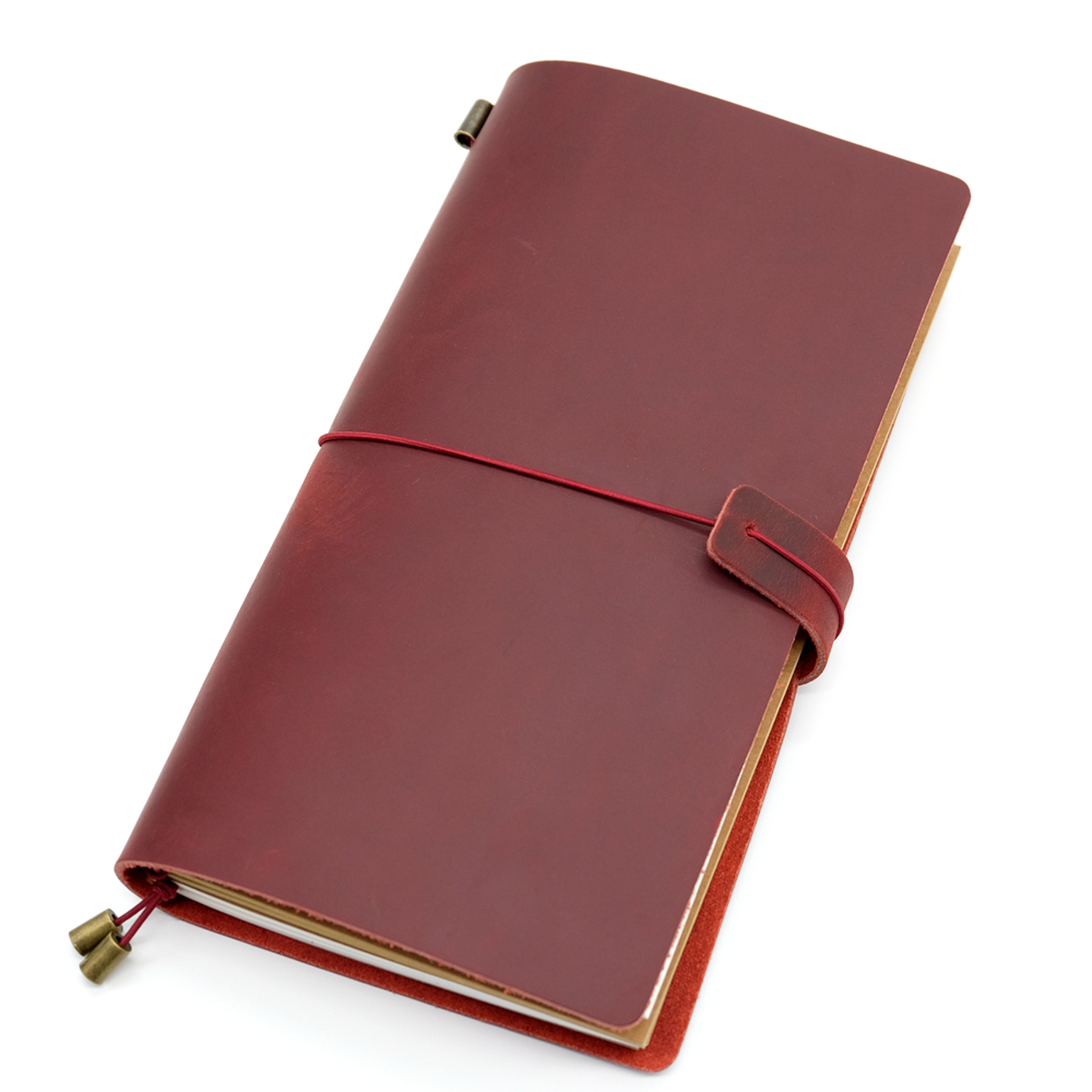 Handmade Genuine Leather Travellers Notebook Vintage Cowhide Travel Diary Journal Perfect Gift Plan 6
