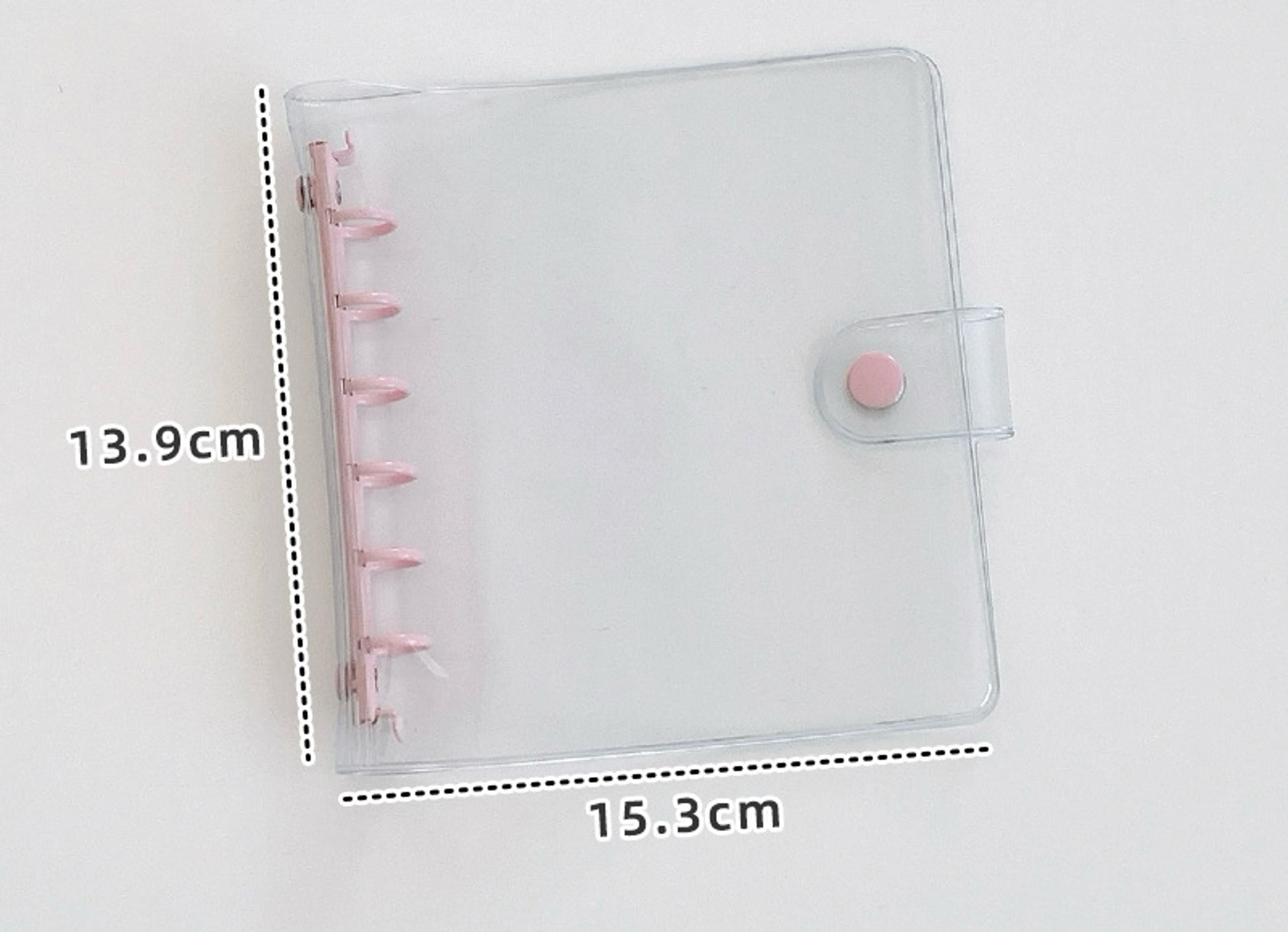 Wide Loose Leaf Binder PVC Document Storage DIY Planner Agenda Photo Cards Collect Book Diary Cover 2