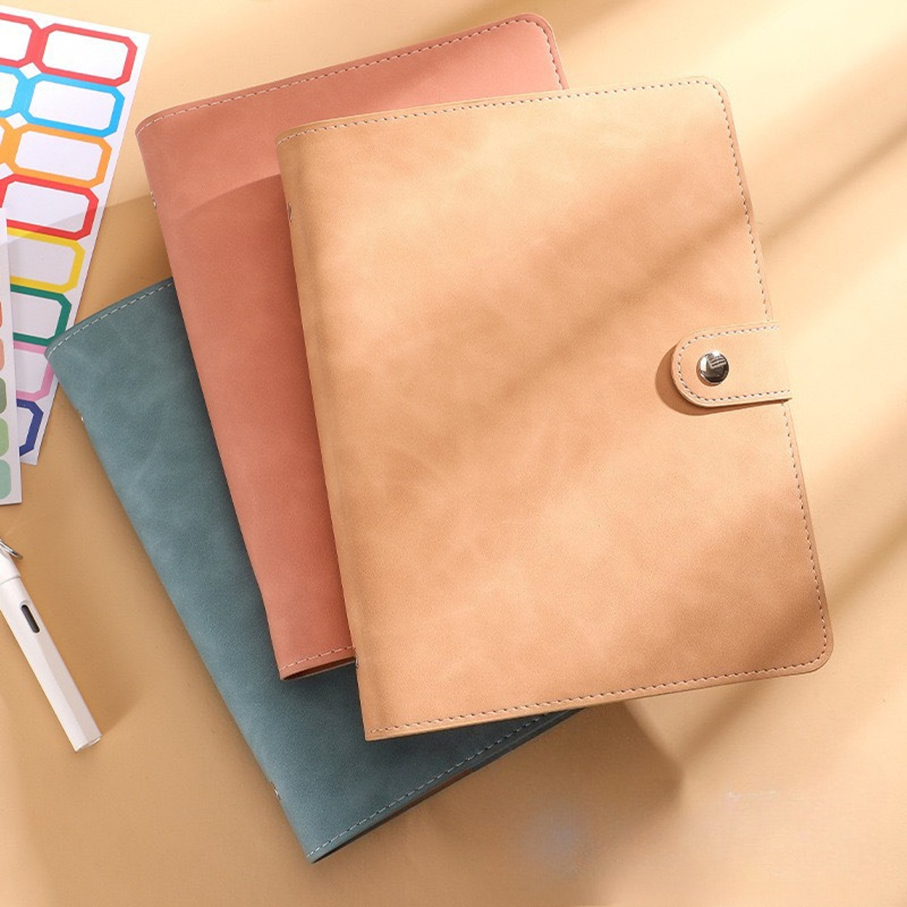 Soft Binder Photo Cards Collect Book Diary Agenda Planner Bullet Cover Album Stationery Organizer 2