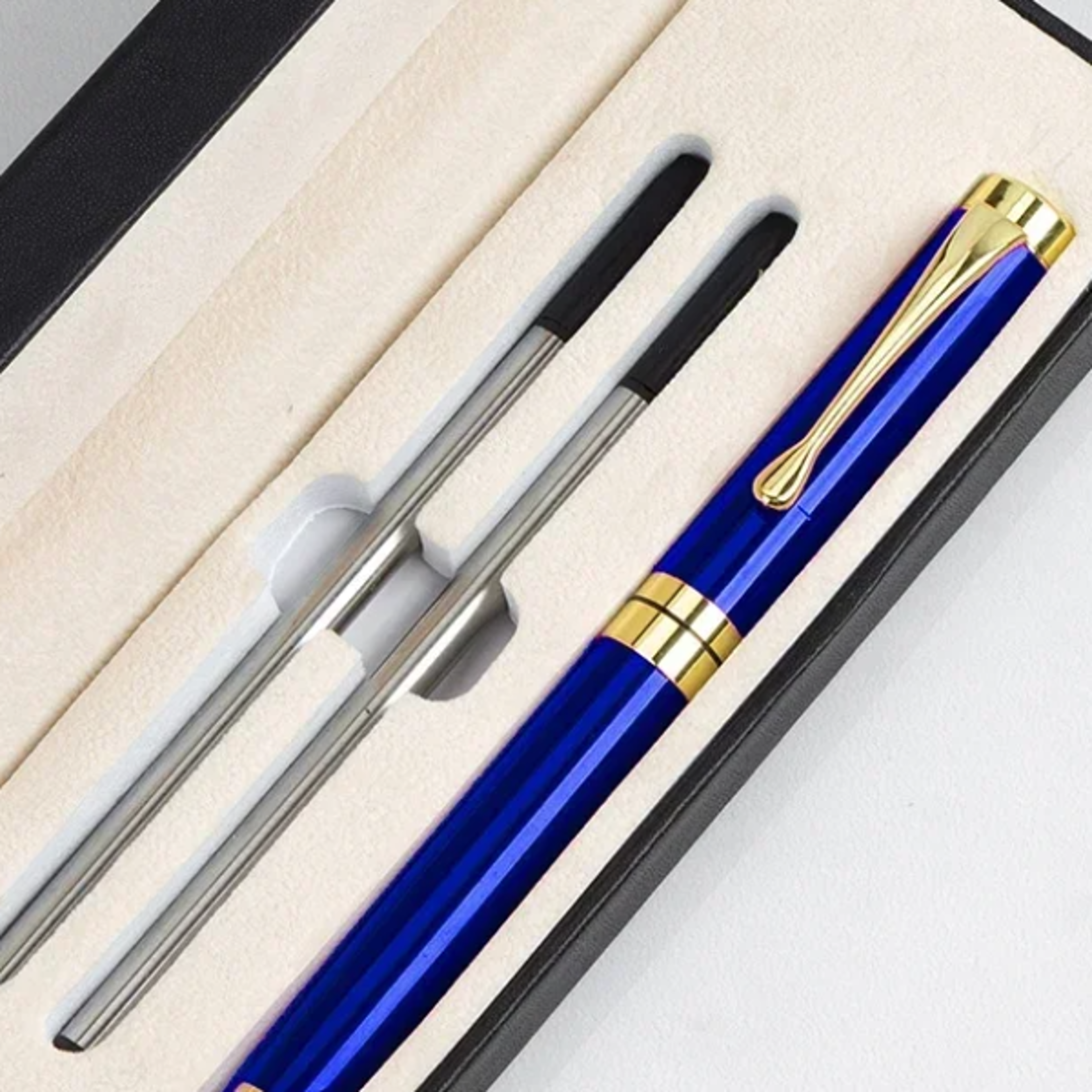 Luxury Metal Ballpoint Pens Gift Box Packaging For School Business Office And Student Stationery Su