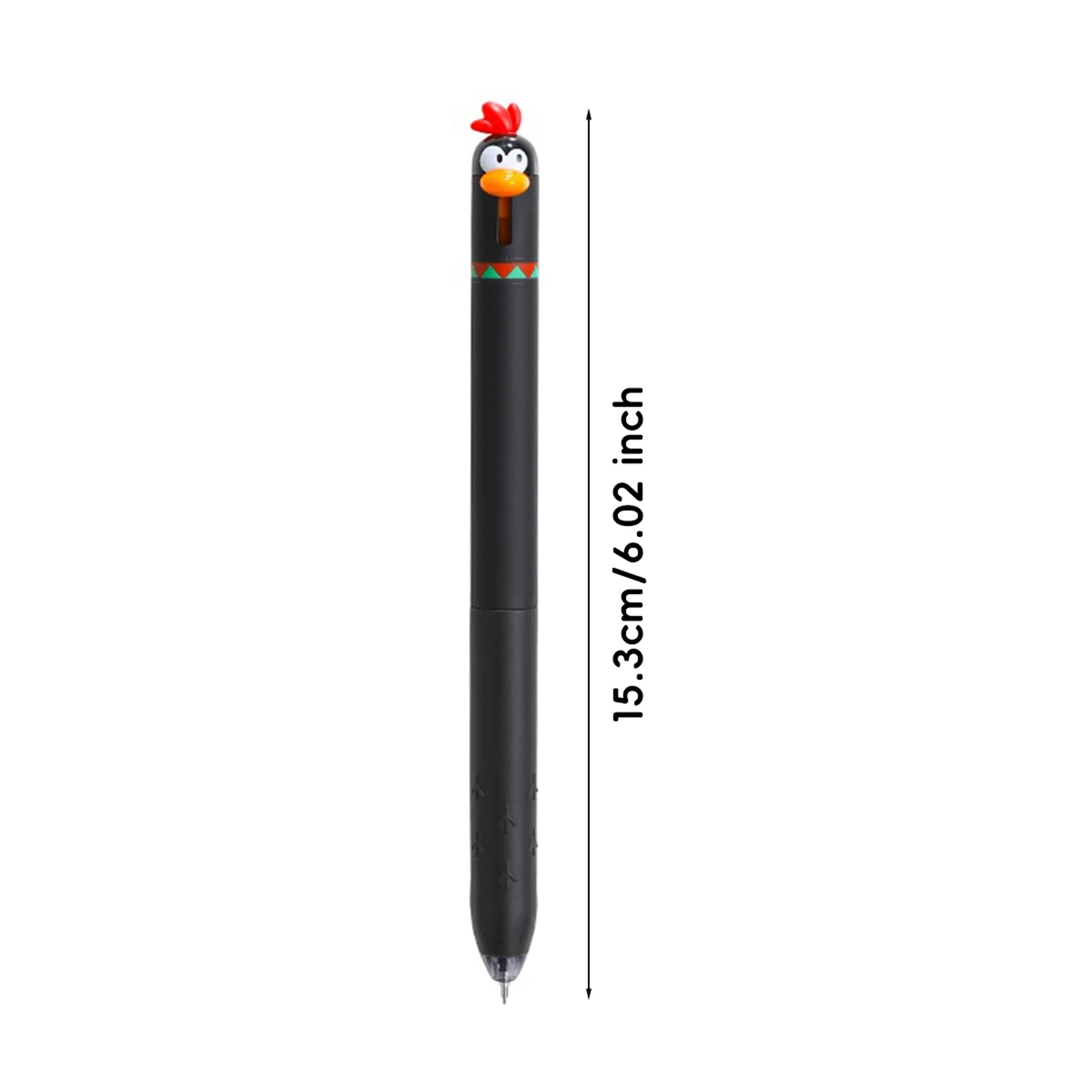 Back To School Funny Gel Pen Chicken Click Pen Stress Relief Toy FastDrying Ink For School Office 1