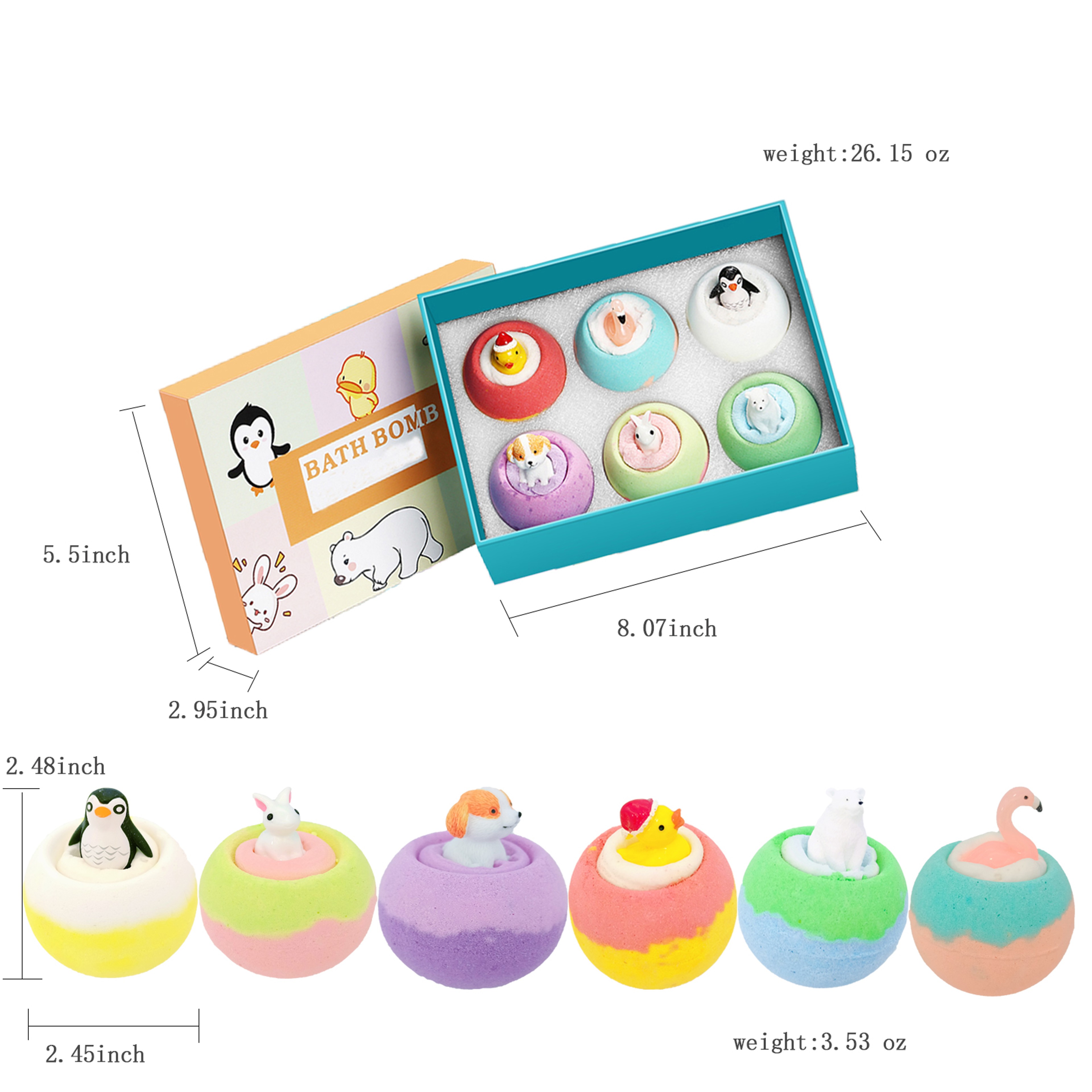 Bath Bombs For Kids With Surprise Toys Inside Fun Holiday Bubble Bath Cheerful Scent For Boys And G 3