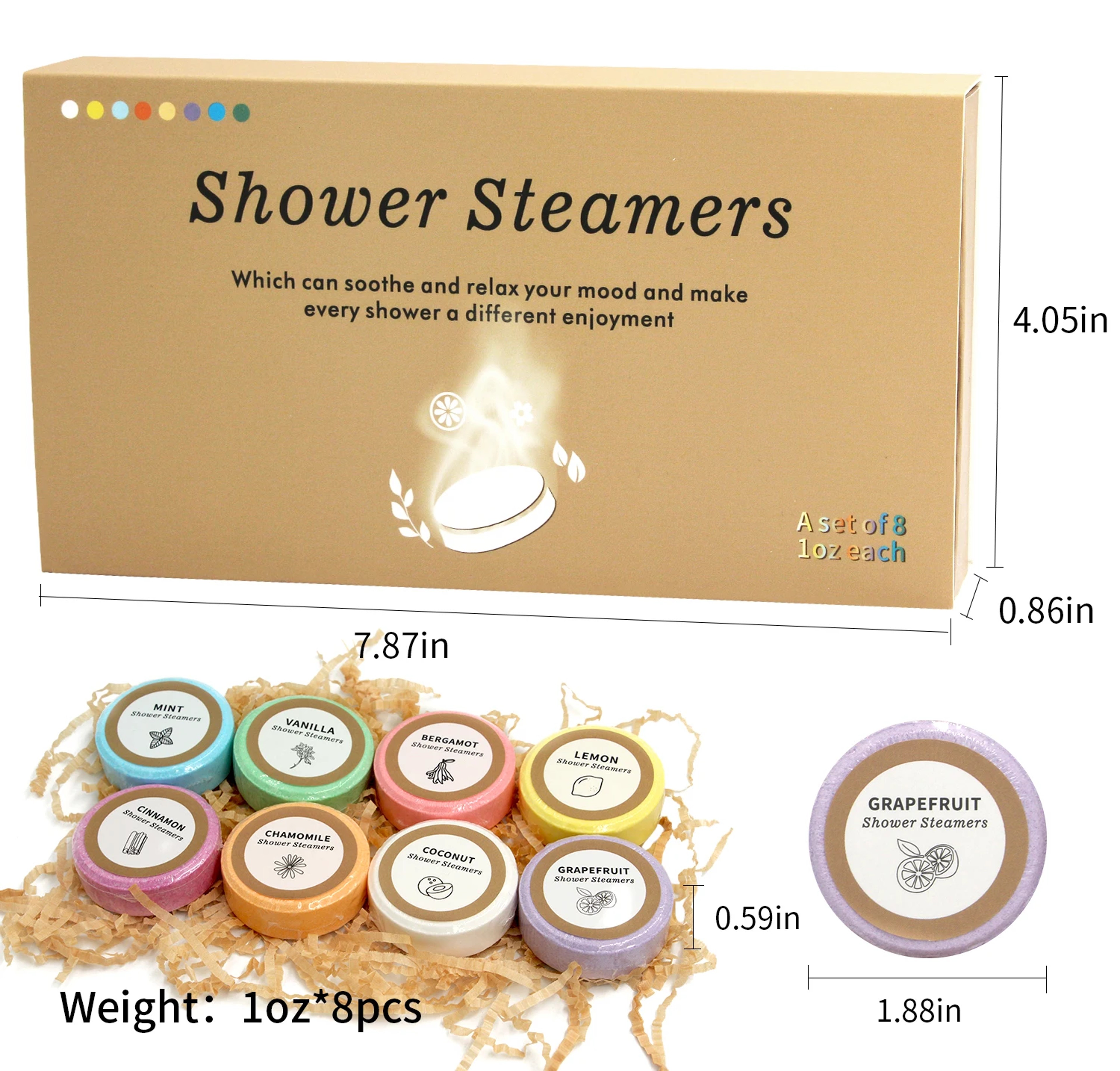 Shower Steamers Shower Bombs With Essential Oil Gifts For Her Home Spa Relaxation  SelfCare Perfect 4